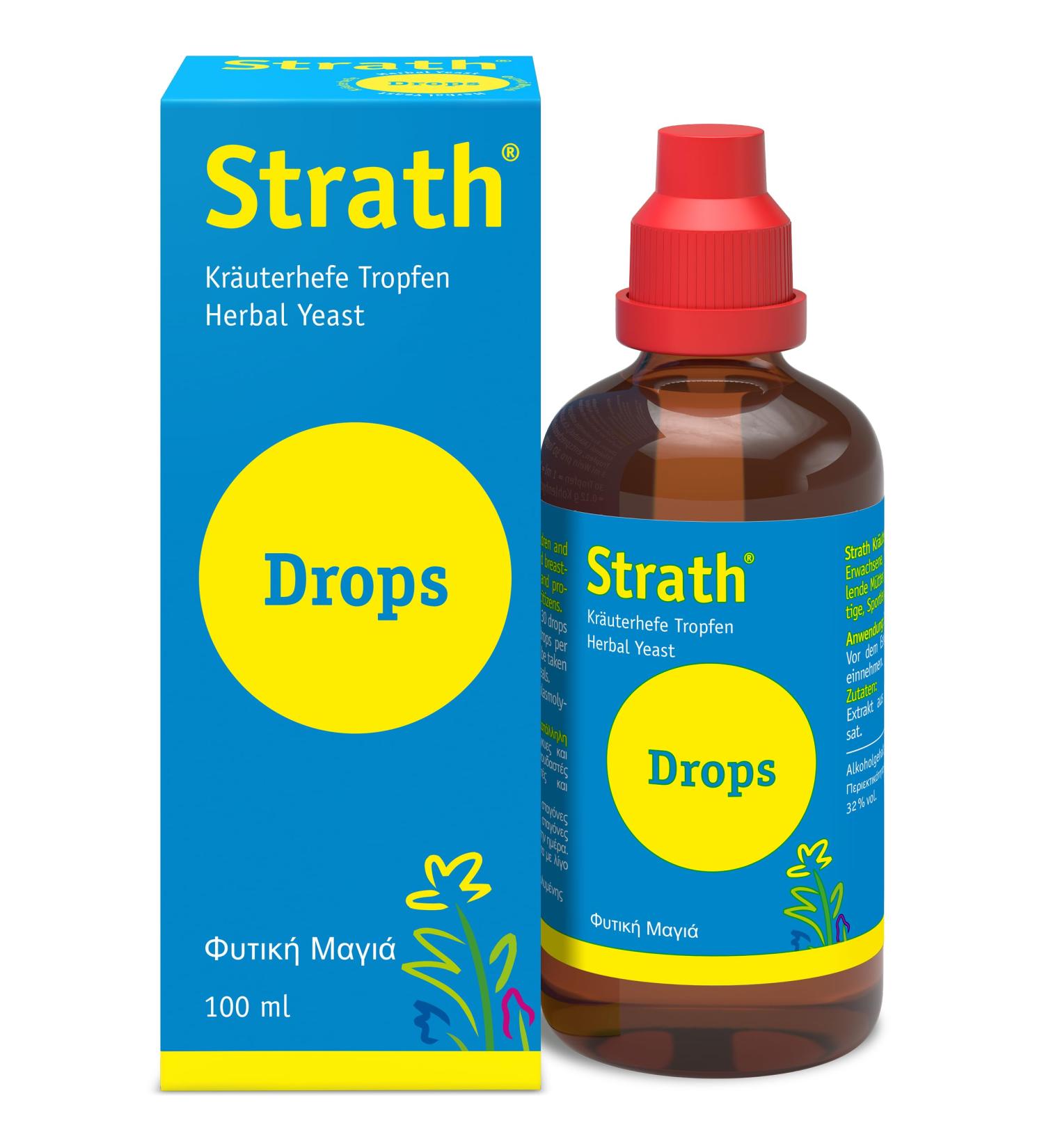 Strath Drops 100ml - Natural Immune Support Supplement - Buy Online on GoSupps.com