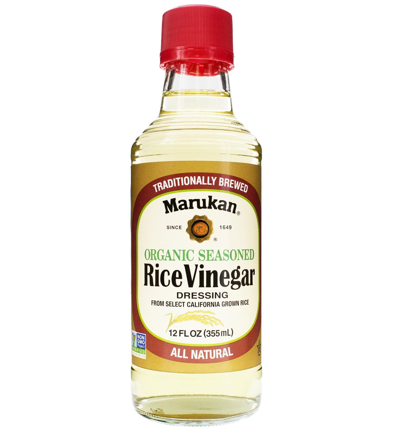 Marukan Seasoned Gourmet Rice Vinegar Dressing, 12 Fl Oz (11203)