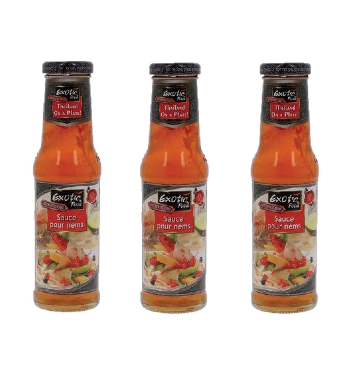 Exotic Food Pack of 3 Spring Roll Sauce - 250ml Bottle