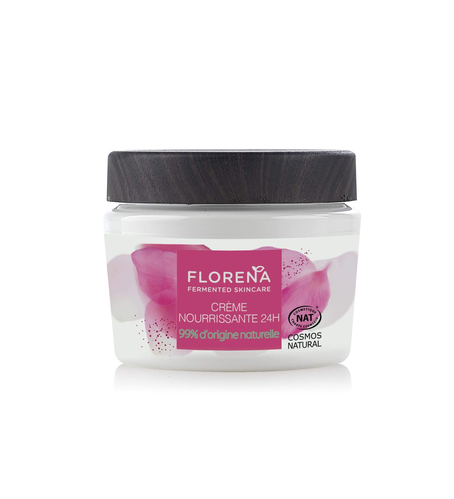  Florena FLORENA 24H Nourishing Cream with Fermented Olive Oil and Camellia (1 x 50 ml) moisturizing face care for all skin types long-lasting nourishing face care - Buy Online on GoSupps.com