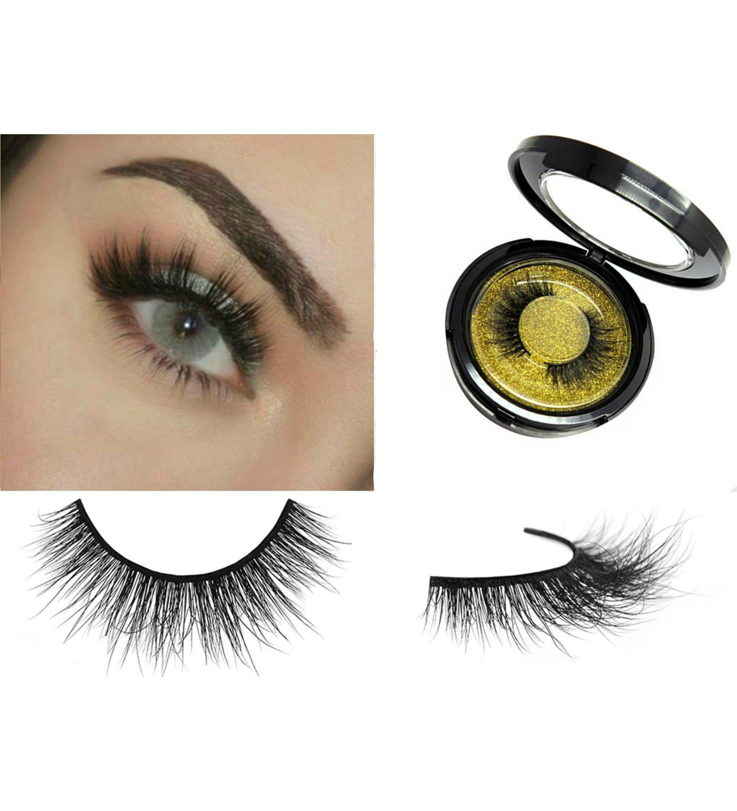 Buy 100% 3D Mink Fur Eyelashes - Reusable Handmade False Lashes | Perfect for Any Look - Shop Now - Buy Online on GoSupps.com