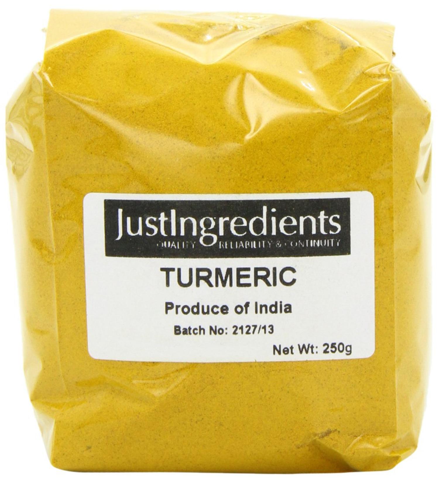 JustIngredients Essential Turmeric 250 g - Pack of 5 - Buy Online on GoSupps.com