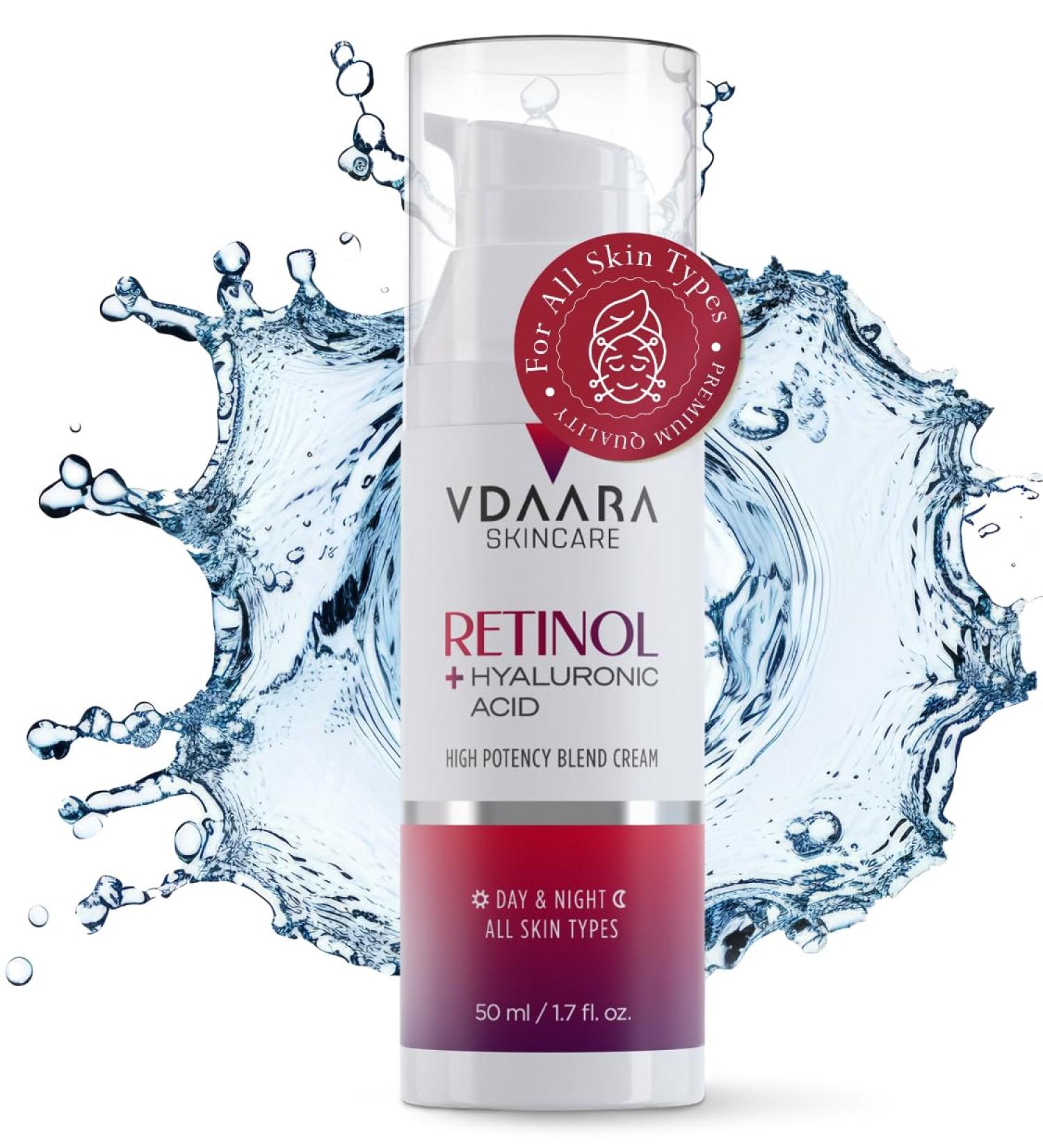 2.5% Resurfacing Retinol Cream - High Potency Anti-Aging Moisturizer with Hyaluronic Acid Vitamin B5 & E Green Tea - Firming & Lifting for Face and Neck (50ml - Buy Online on GoSupps.com