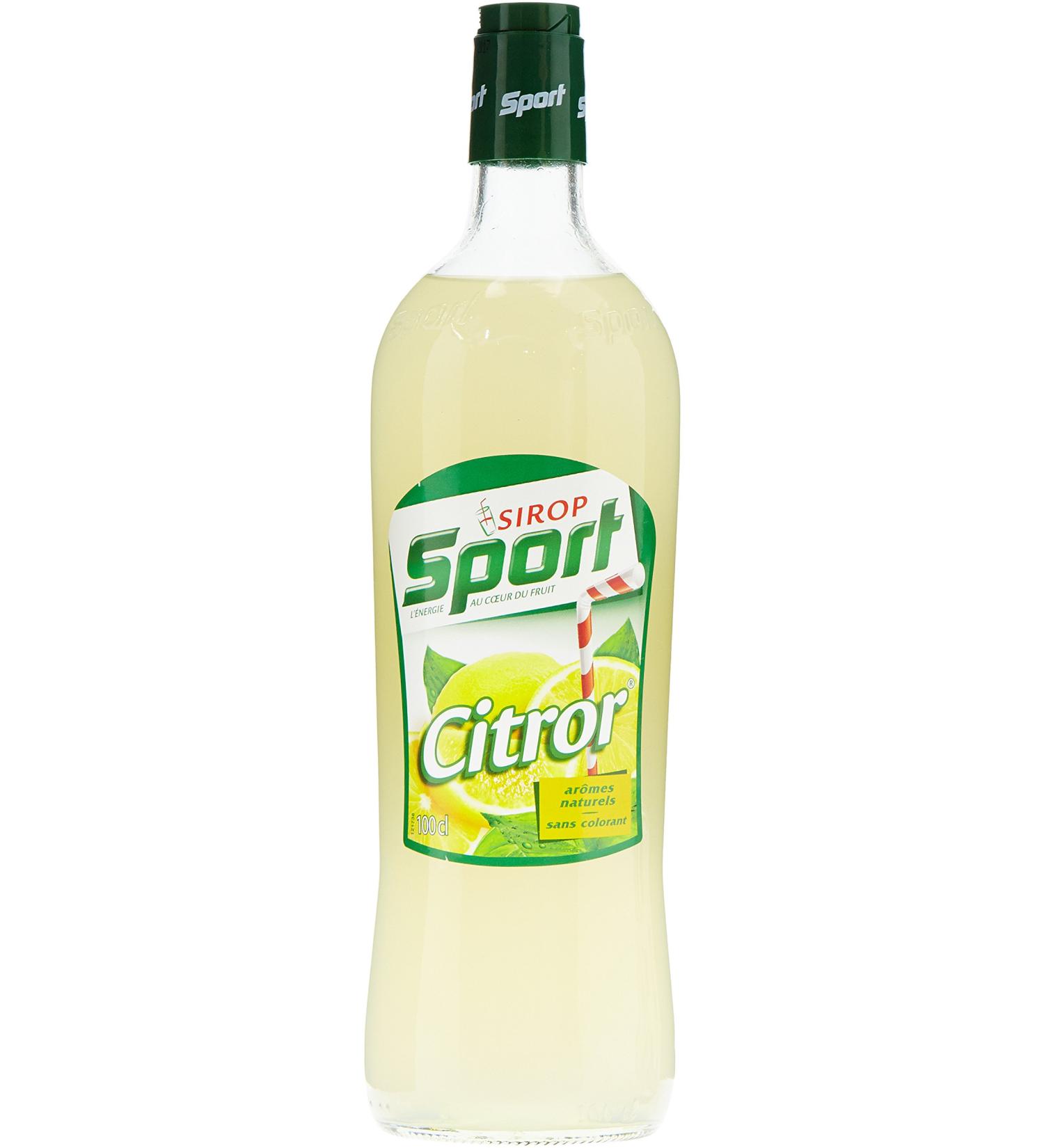 Sport Lemon Syrup Natural Flavours No Colouring - 1L Bottle - Buy Online on GoSupps.com