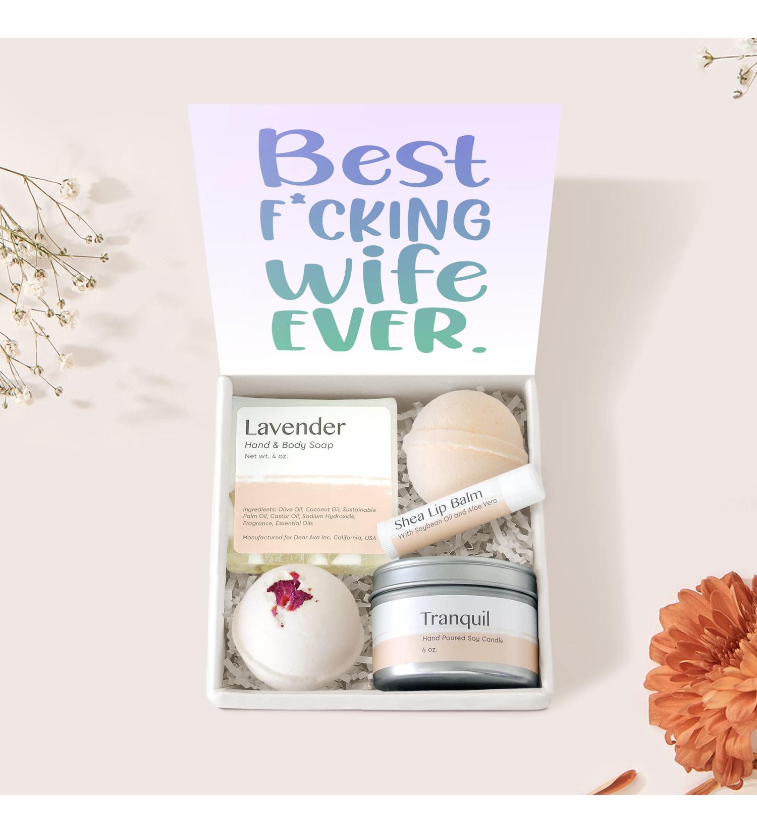 Dear Ava Spa Gifts for Women | Organic Luxury Anti-Stress Bath & Body Kit | Perfect Gift for Her - Buy Online on GoSupps.com