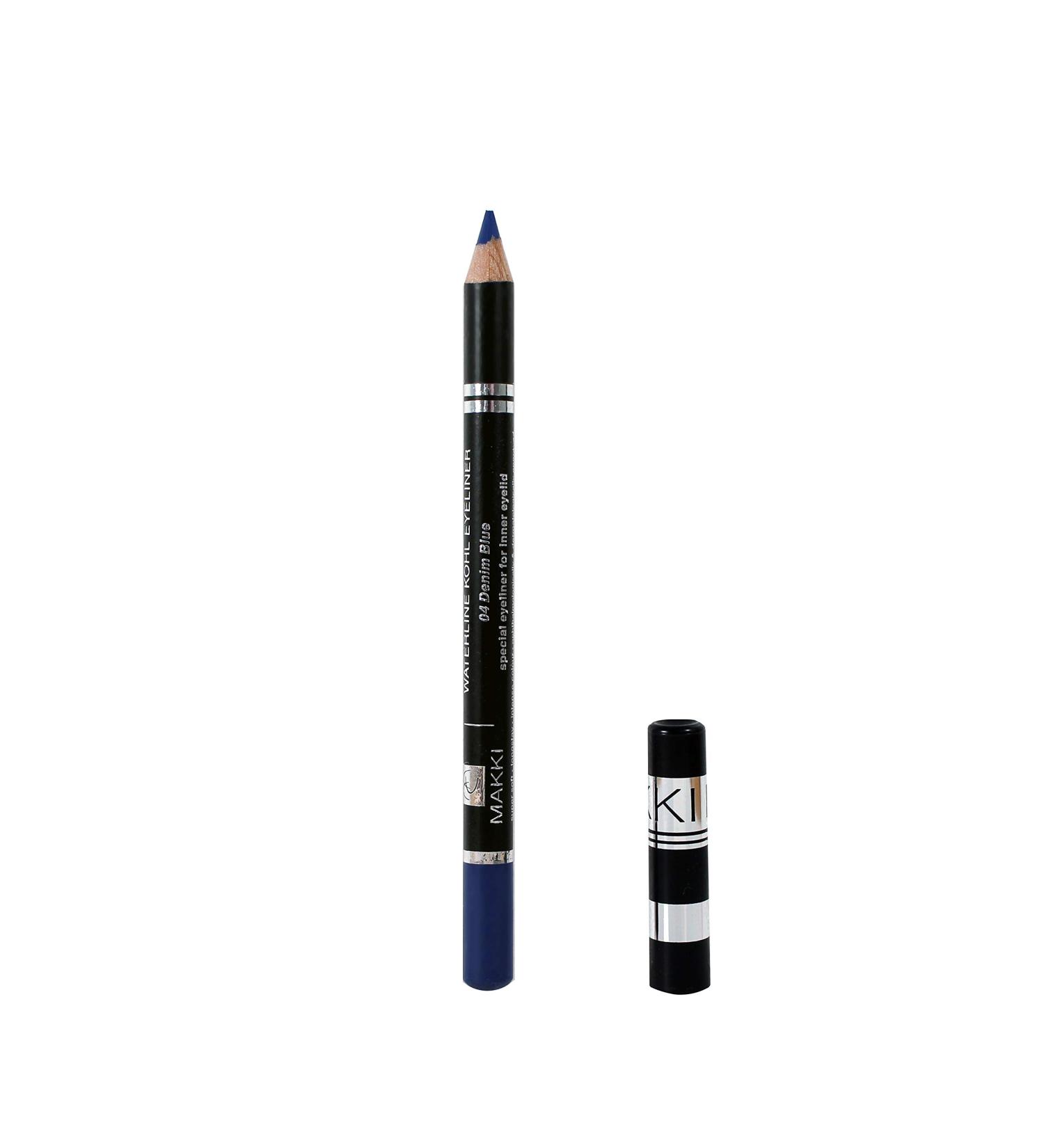  Makki Kajal Pencil for Inner Lids Vitalising and Waterproof Sensitive Eyes Hypoallergenic Denim Blue - Buy Online on GoSupps.com
