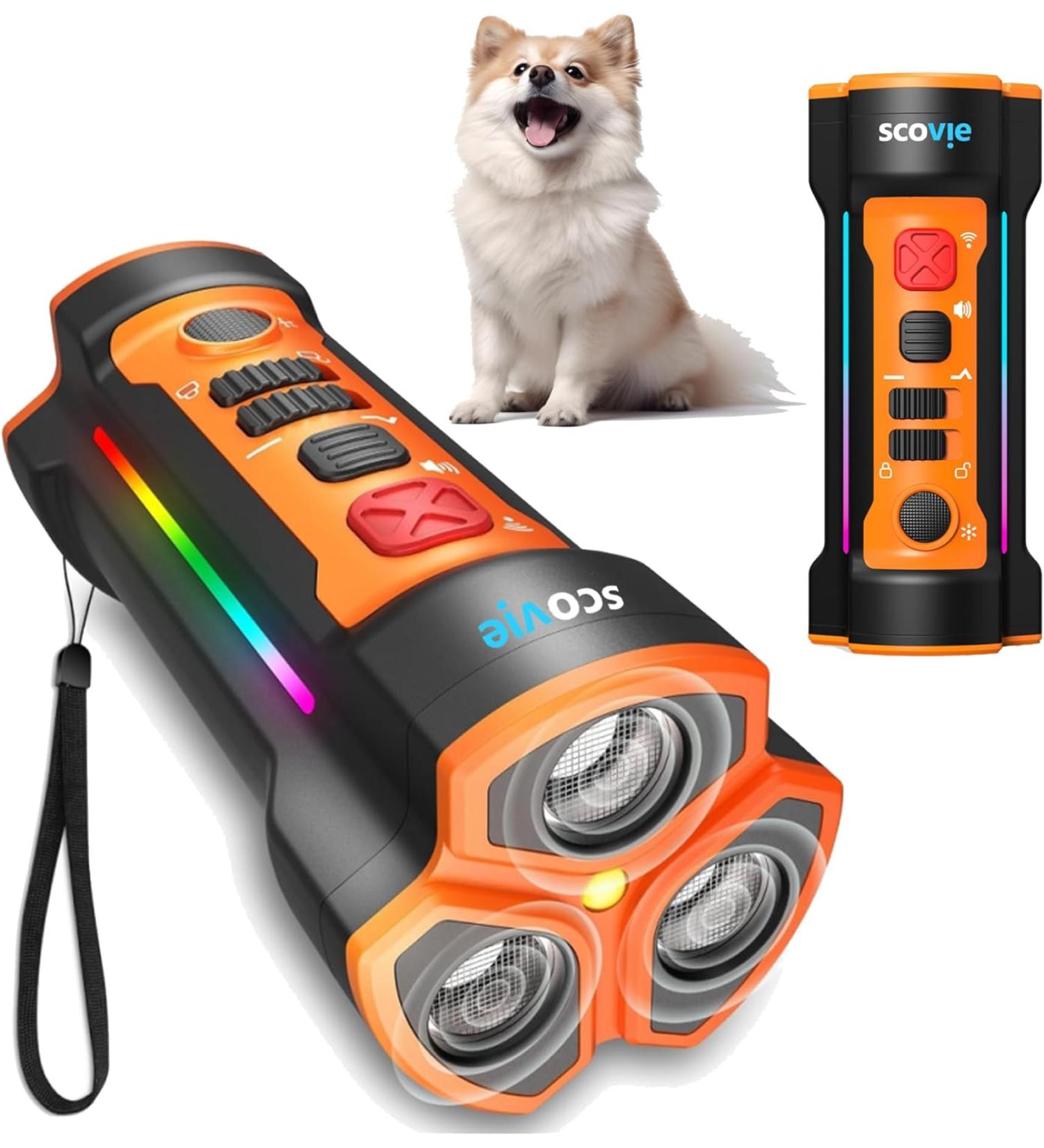 SCOVIE Dog Bark Deterrent Device For Puppy Small Medium Large Dogs - Buy Online on GoSupps.com