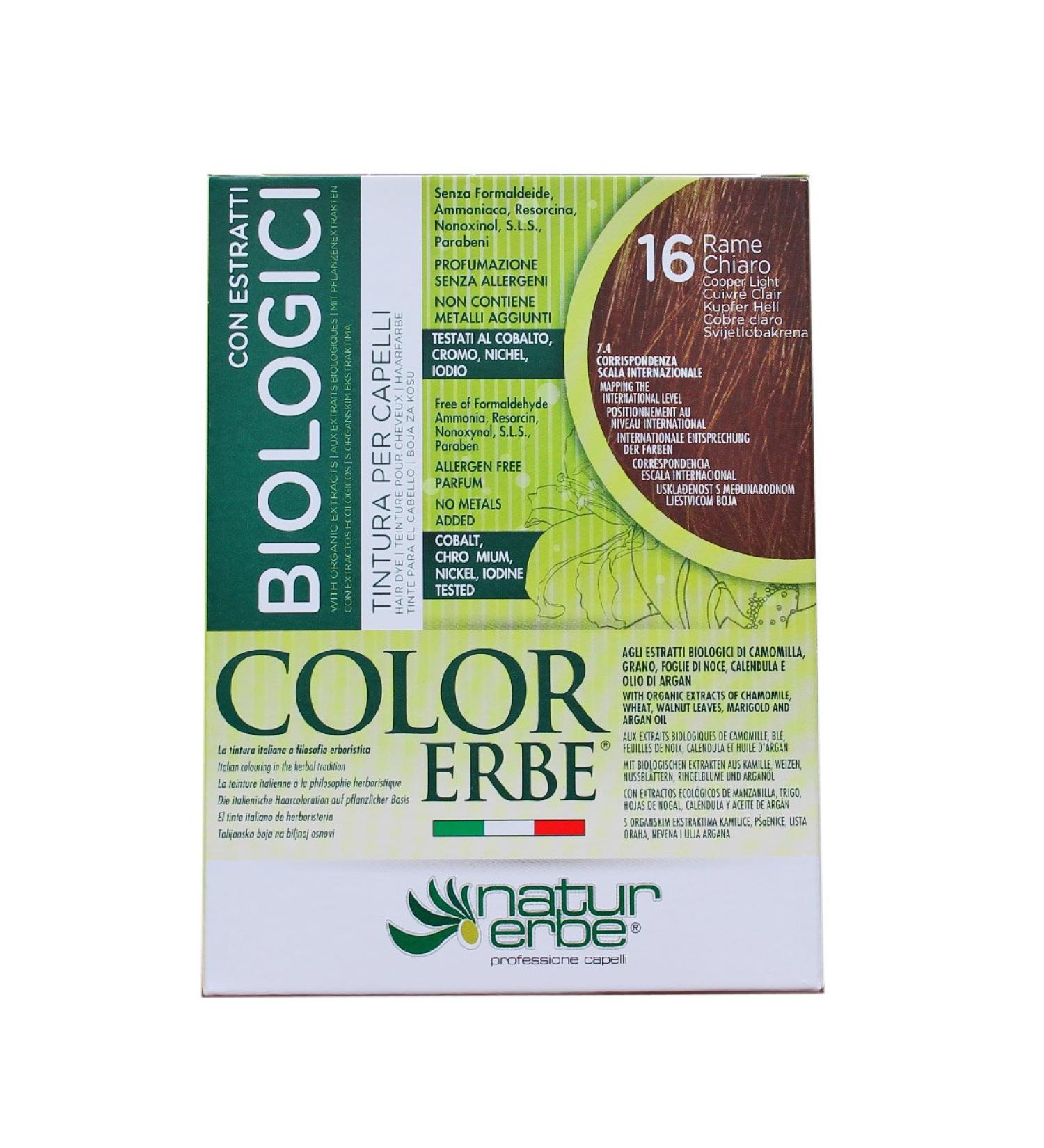 naturerbe Color Herb Extracts Bio Dyeing 16 Light Copper - Buy Online on GoSupps.com