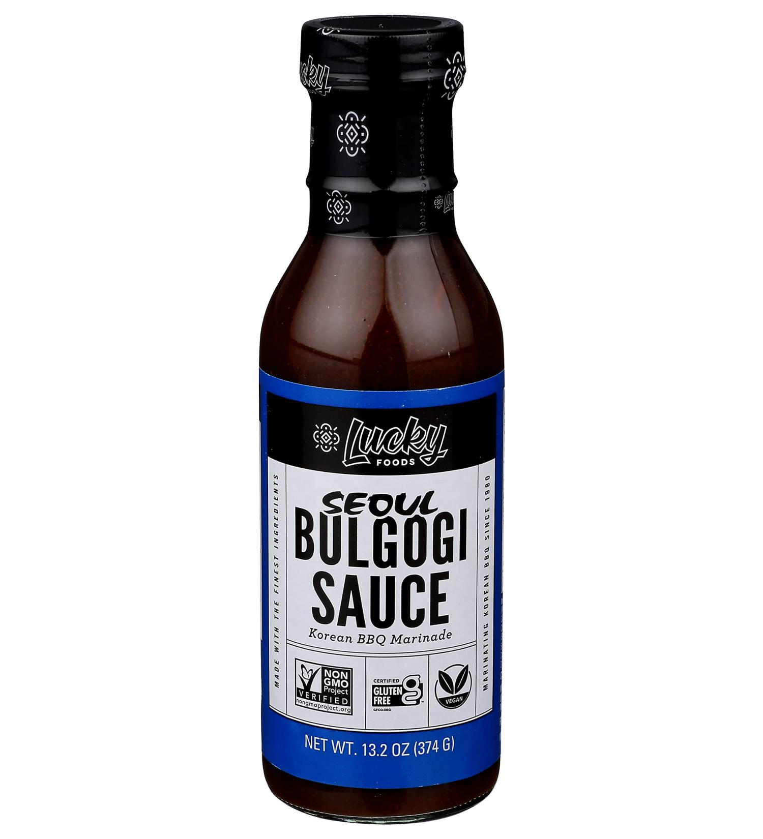LUCKY FOODS Korean BBQ Bulgogi Sauce - 13.2 OZ | Authentic Flavor for Grilling & Marinating - Buy Online on GoSupps.com
