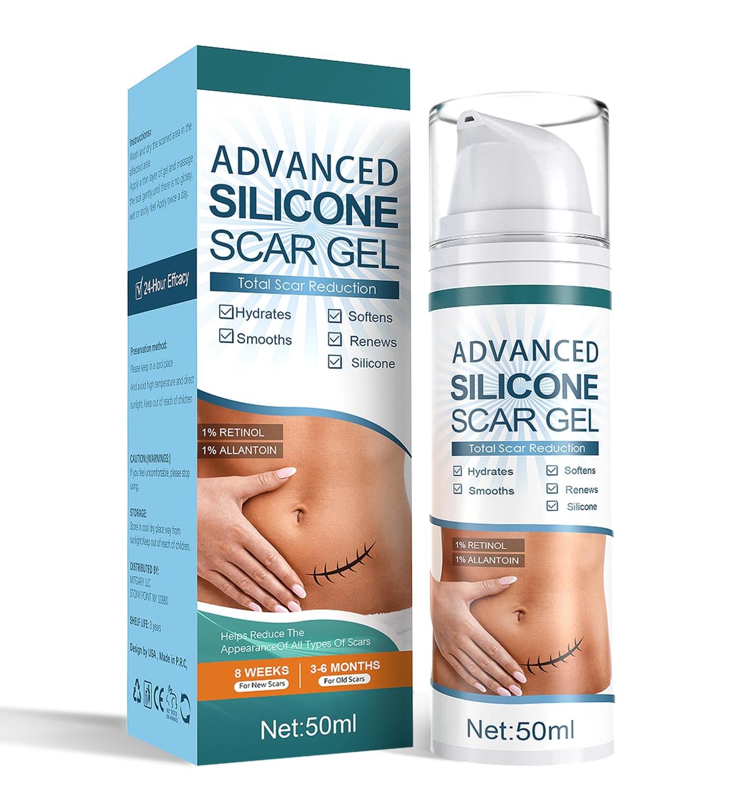 Advanced Scar Cream Silicone Scar Gel - White - 50ml - Buy Online on GoSupps.com