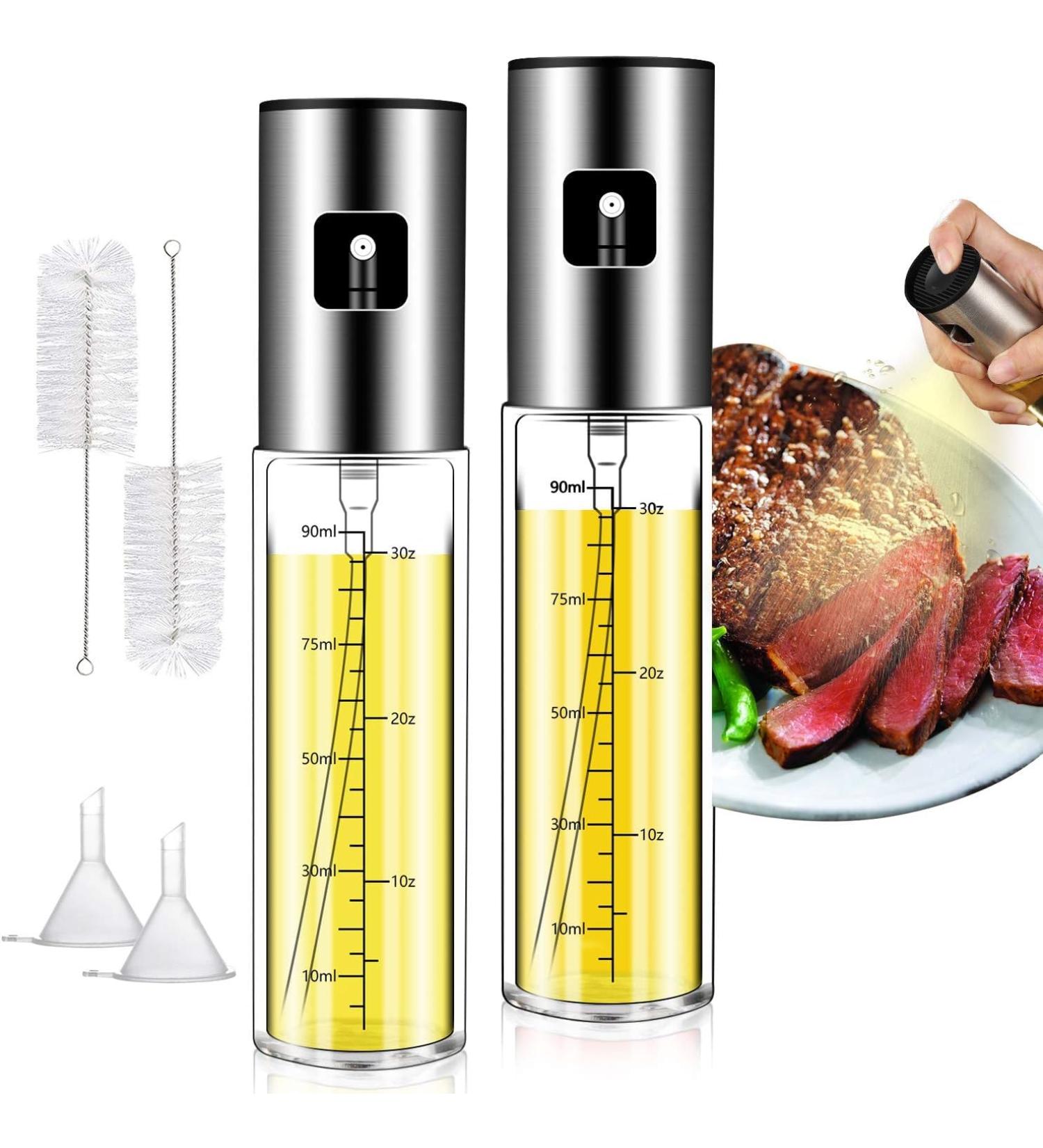 FimGlk Olive oil sprayer for Cooking 2 pcs Olive Oil Spray Nozzles for Baking and Grilling Very Durable Olive Oil sprayer Nozzles - Buy Online on GoSupps.com