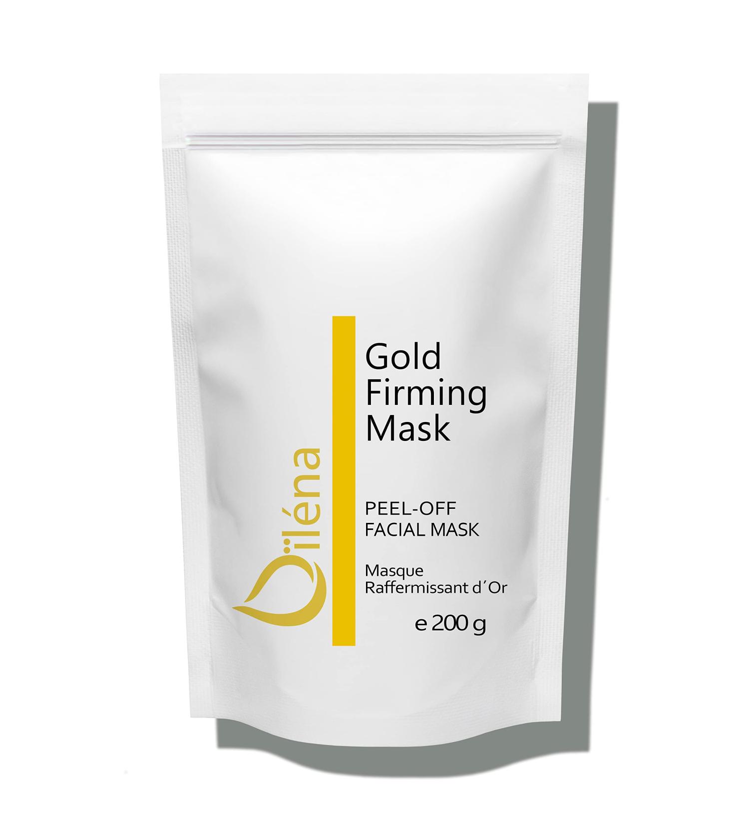 O l na Gold Face Mask - 100% Natural Peel-Off Anti-Aging Alginate Powder for Deep Cleaning Pores | 200g - 10 Treatments - Buy Online on GoSupps.com