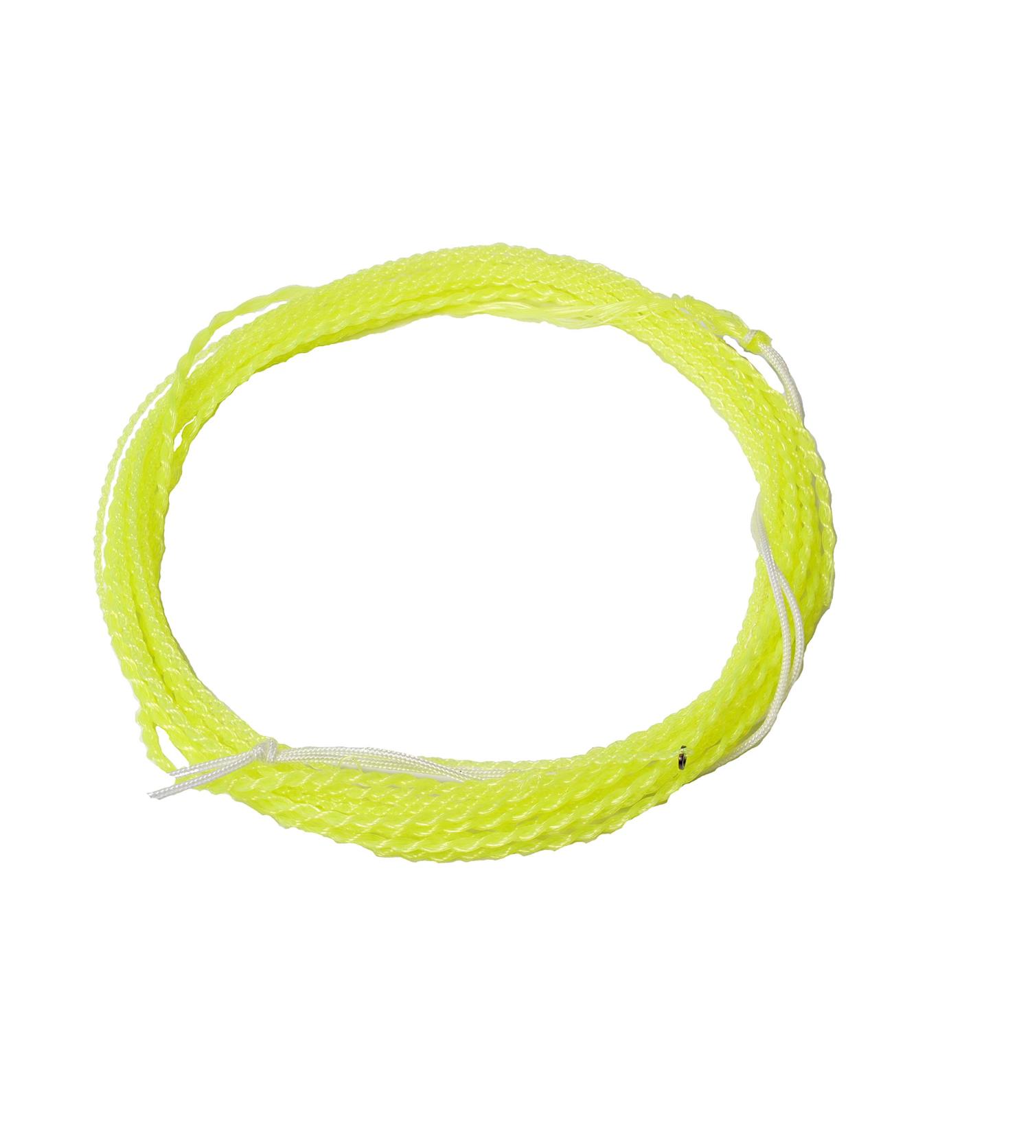 Region Fishing 12ft Tenkara Tapered Furled Line with Integrated Tippet Ring - Yellow/Black - Buy Online on GoSupps.com