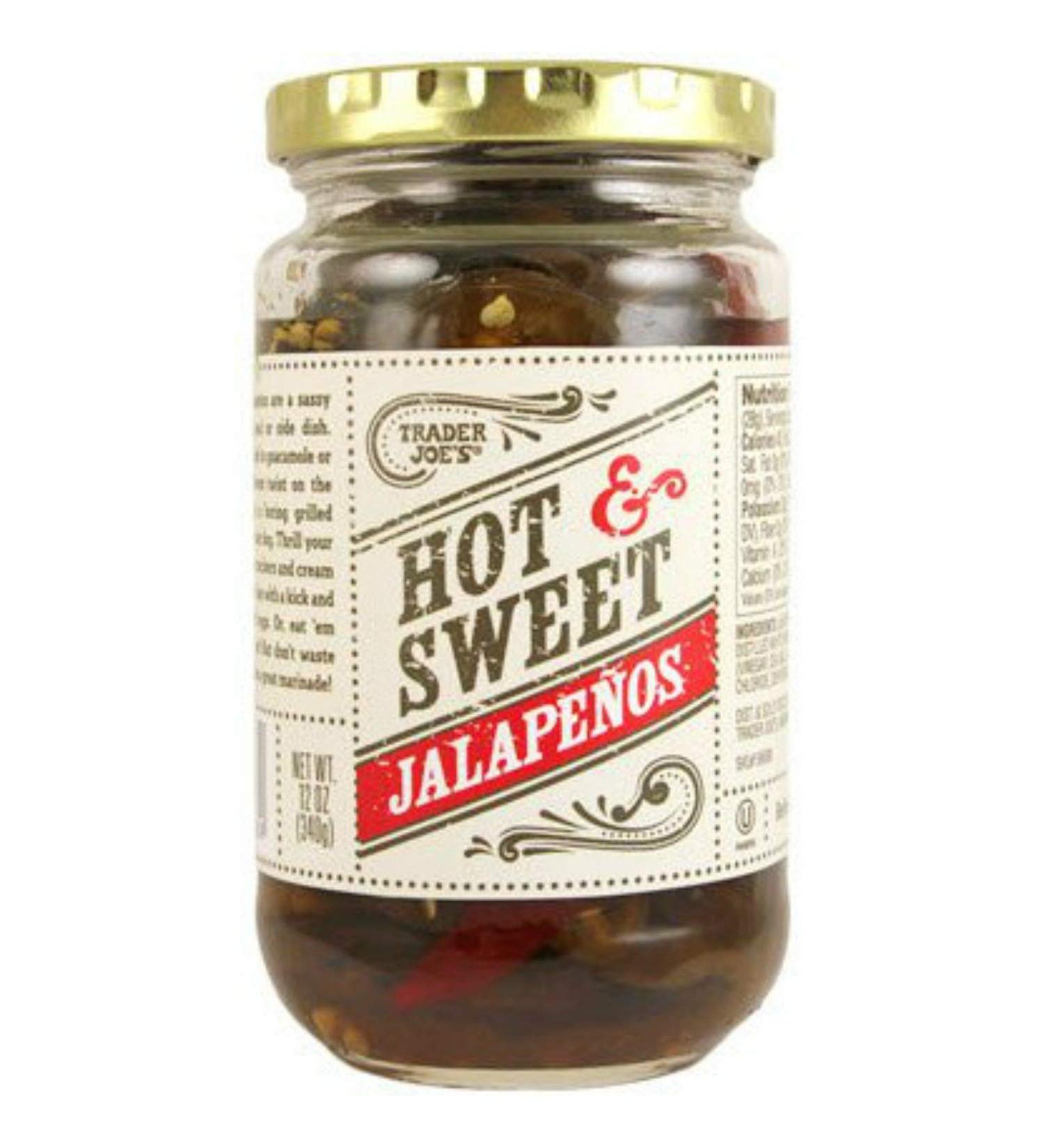 Trader Joe s Hot & Sweet Jalapenos 12 oz / 355 ml (pack of 3)