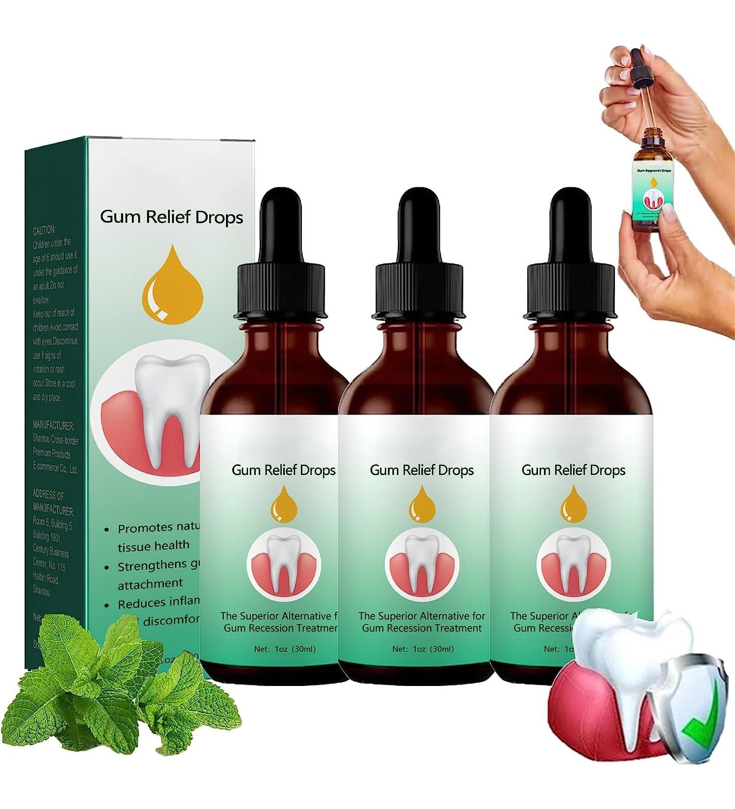VACSAX Dentizen Gum Regrowth Drops 30ml Gum Regrowth Drops Natural Mouthwash for Oral Care. - Buy Online on GoSupps.com