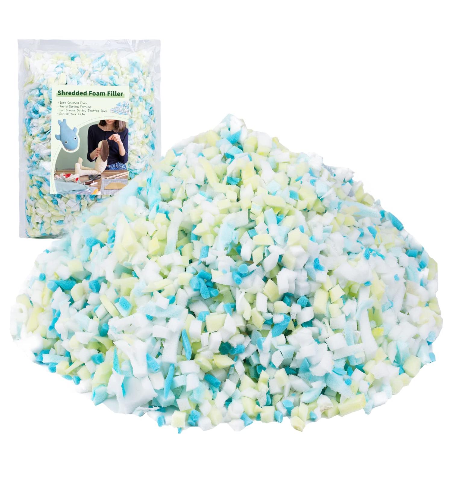 250g Premium Memory Foam Refill for Bean Bag Chair, Pillow, Dog Beds, Crafts & More - Buy Online on GoSupps.com