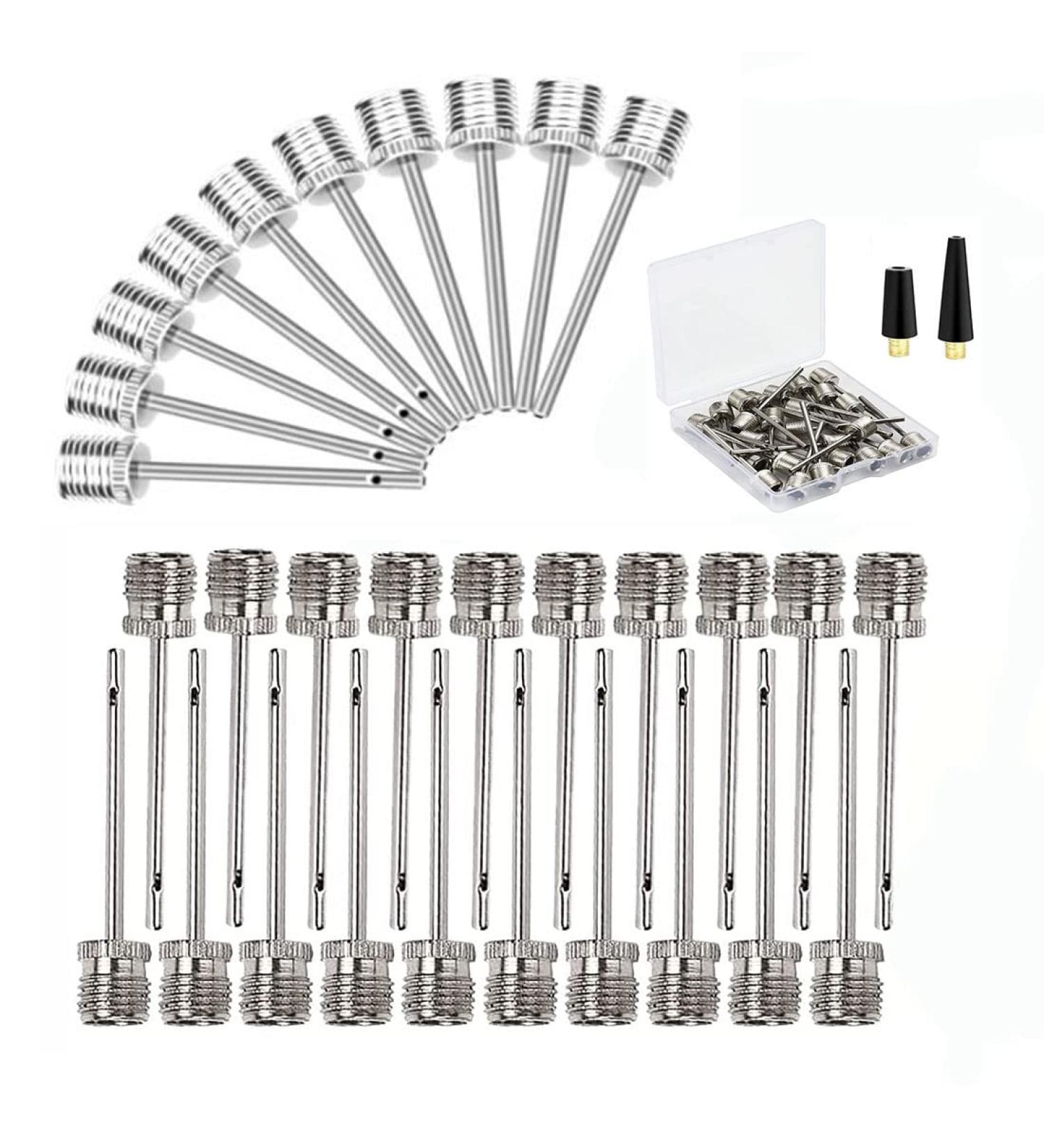 Dlingear 30+2 PCS Ball Pump Needles for Basketball, Soccer, Volleyball, Football & More | Air Inflation Needle Kit - Buy Online on GoSupps.com