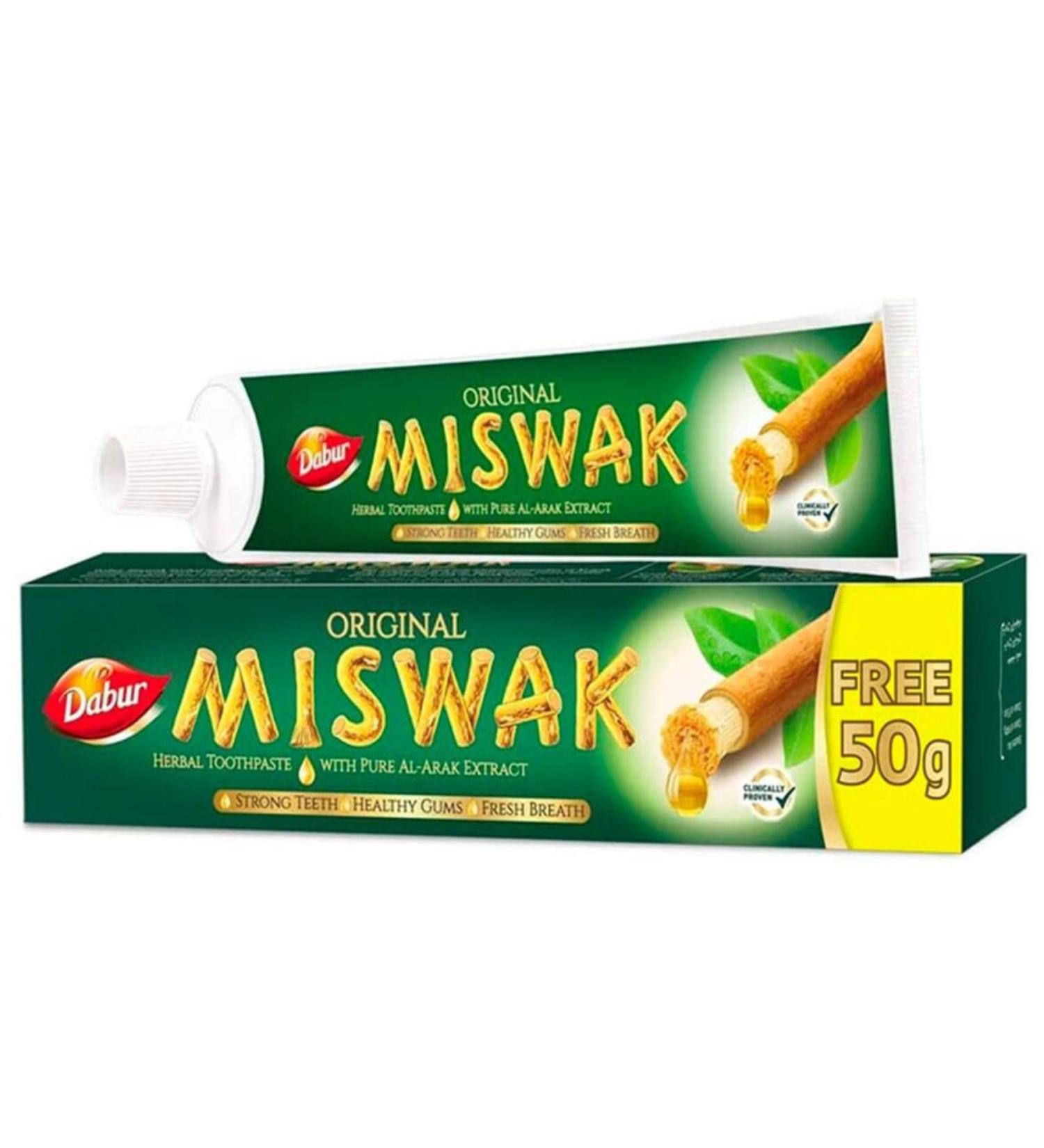 Misk of Jannah SIWAK ORIGINAL DABUR TOOTHPASTE 170 GR (large format) shipped in 24H - Buy Online on GoSupps.com