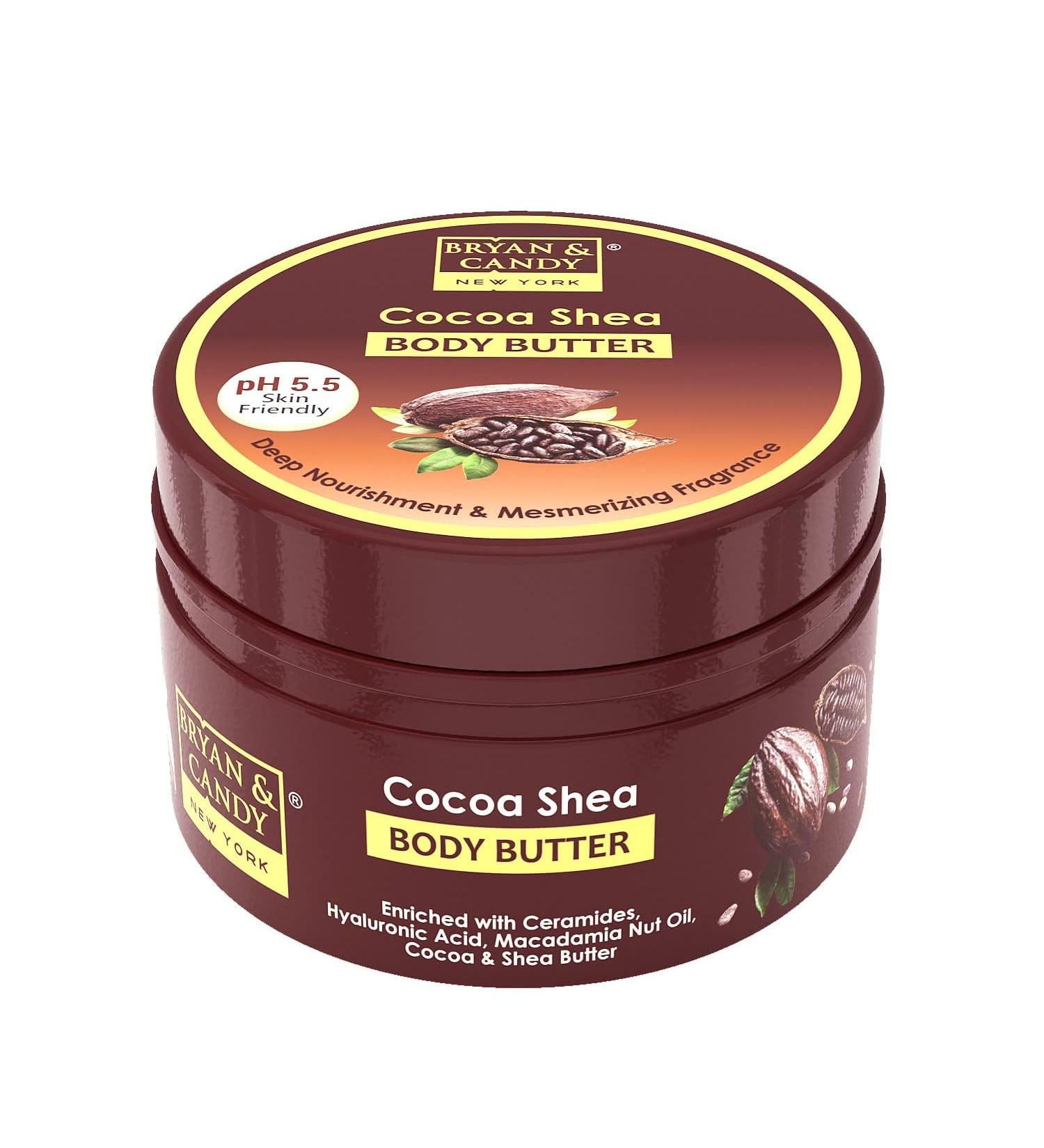 Cocoa Shea Body Butter | Ph5.5 Skin Friendly | 72hrs Moisturization | 100% Vegan - Buy Online on GoSupps.com