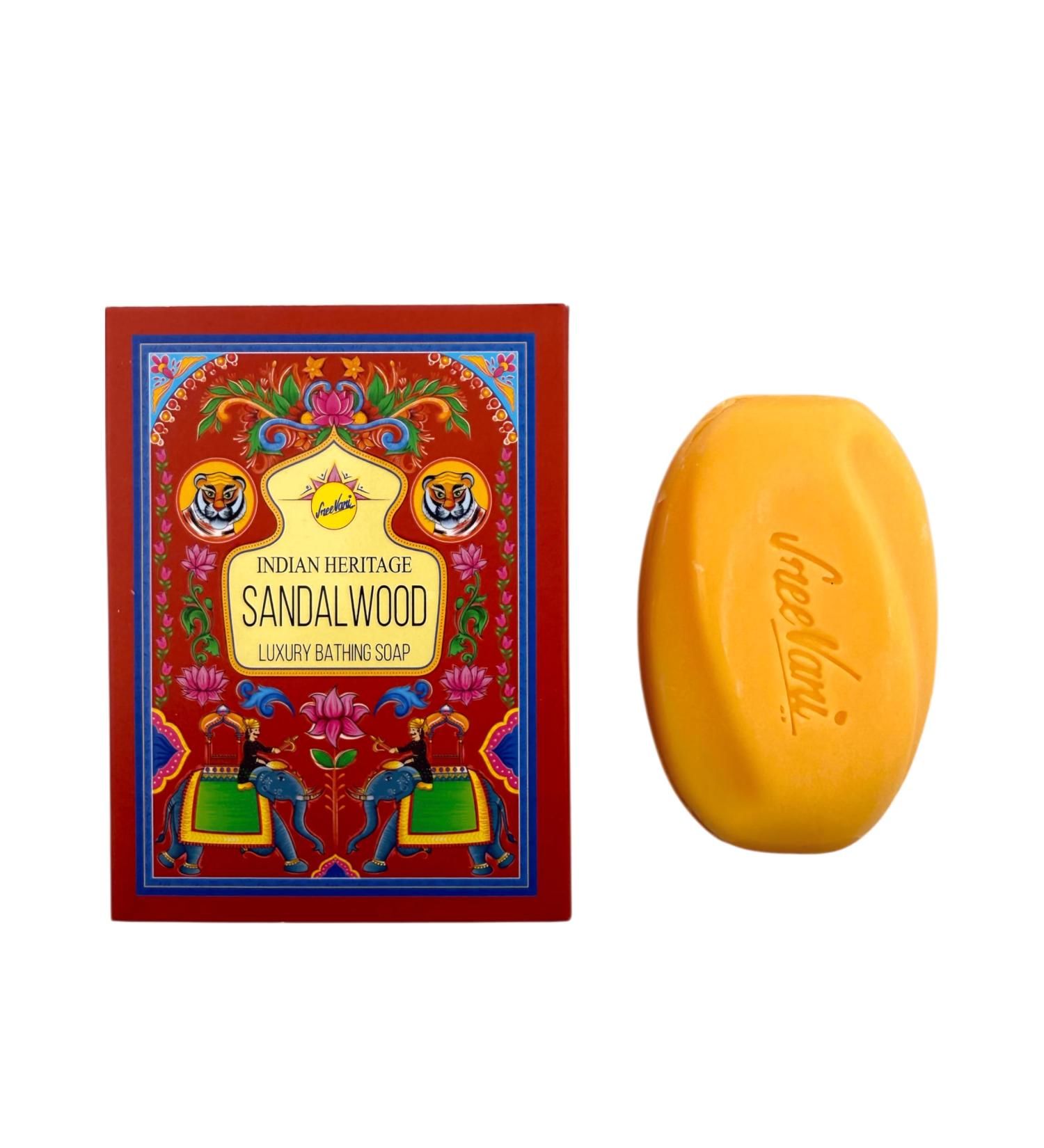  HOSTENATURA HOSTENATURA SREE VANI Indian Heritage Sandalwood Bath Soap 75g Scented tablet with oriental aroma Daily cleansing and skin care Intense and long-lasting fragrance - Buy Online on GoSupps.com