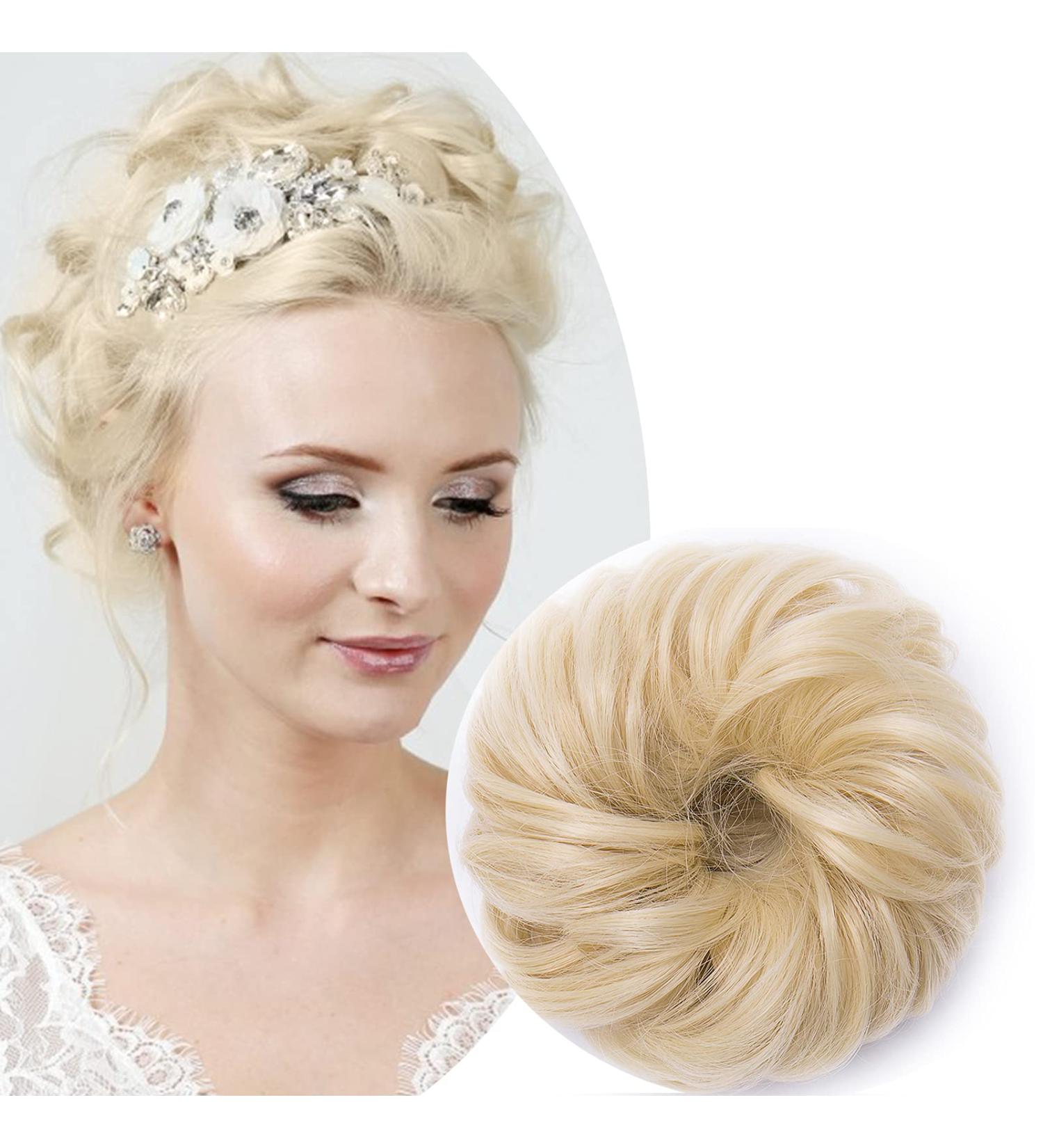 SEGO Hairpiece Hair Tie Bun Extensions - Natural Thick Bleached Blonde #613C | International Shipping - Buy Online on GoSupps.com