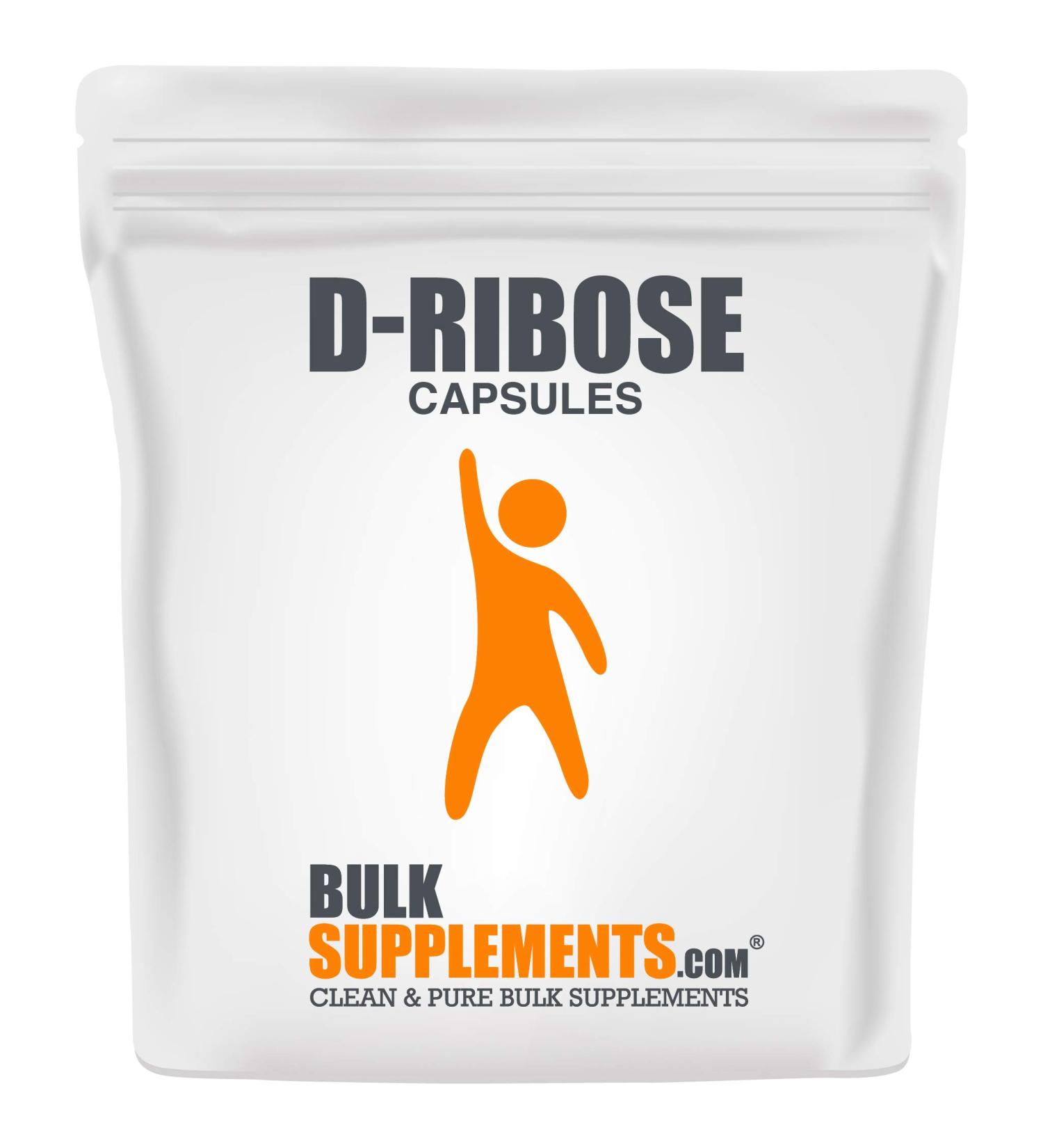 BulkSupplements D-Ribose Capsules | Energy & ATP Booster with Electrolytes | 300 Capsules, 150 Servings - Buy Online on GoSupps.com