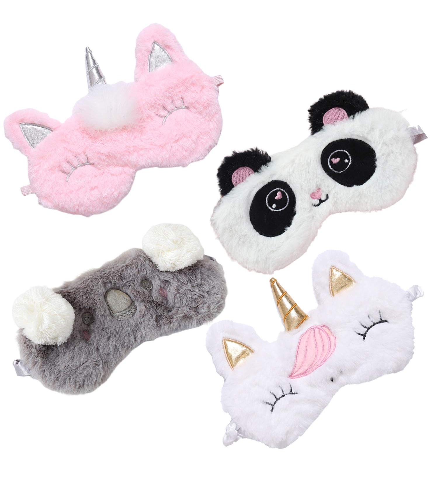YEMIANJU Kids Eye Mask - Unicorn Panda Koala Design | Adjustable Breathable Cotton Sleep Mask for Kids, Women, Men, and Adults - Buy Online on GoSupps.com