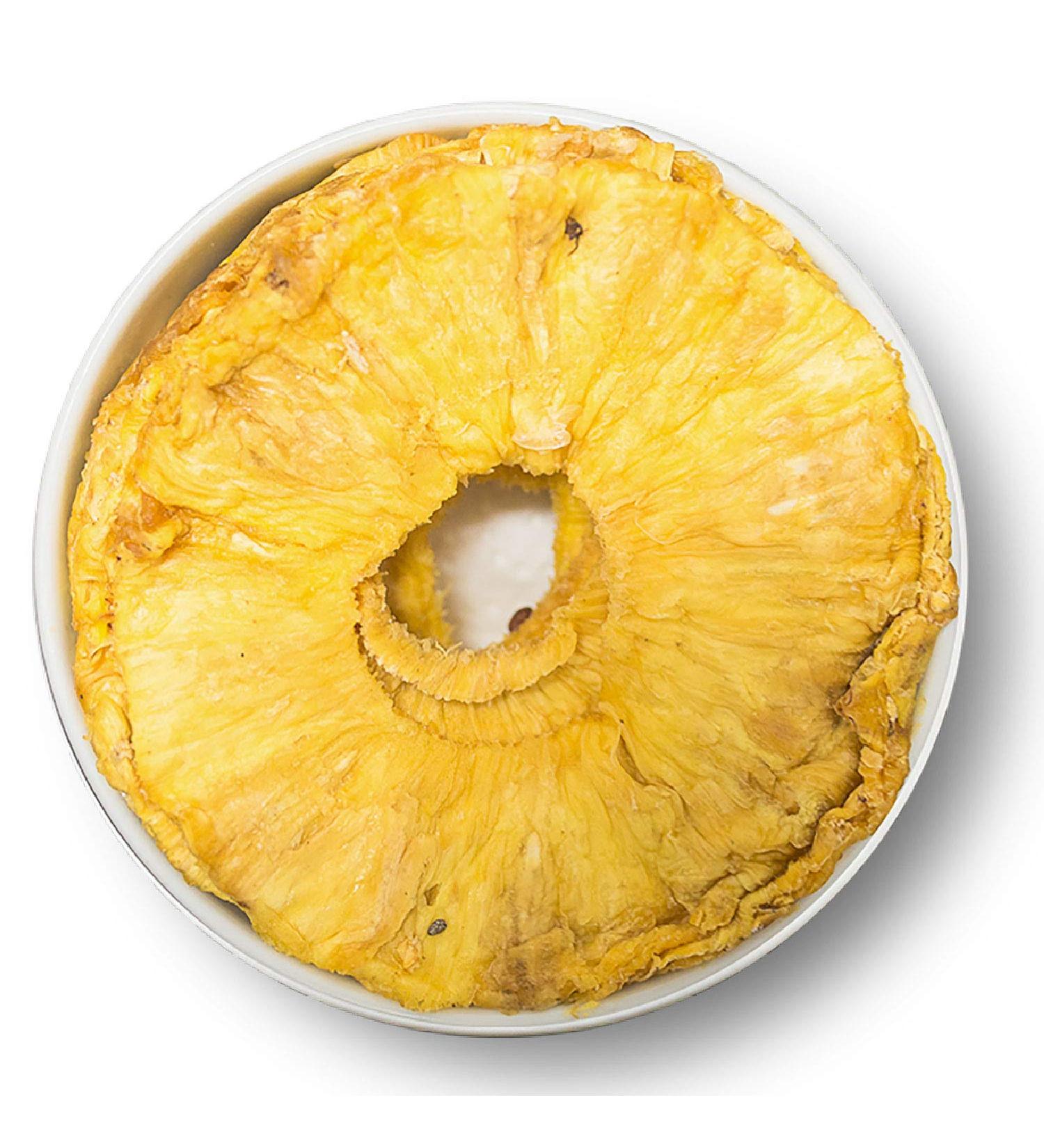  1001 Frucht Dried pineapple natural 500g exotic dried fruit without additives sugar-free dried pineapple - Sun-dried pineapple discs - Aromatic pineapple discs - Buy Online on GoSupps.com