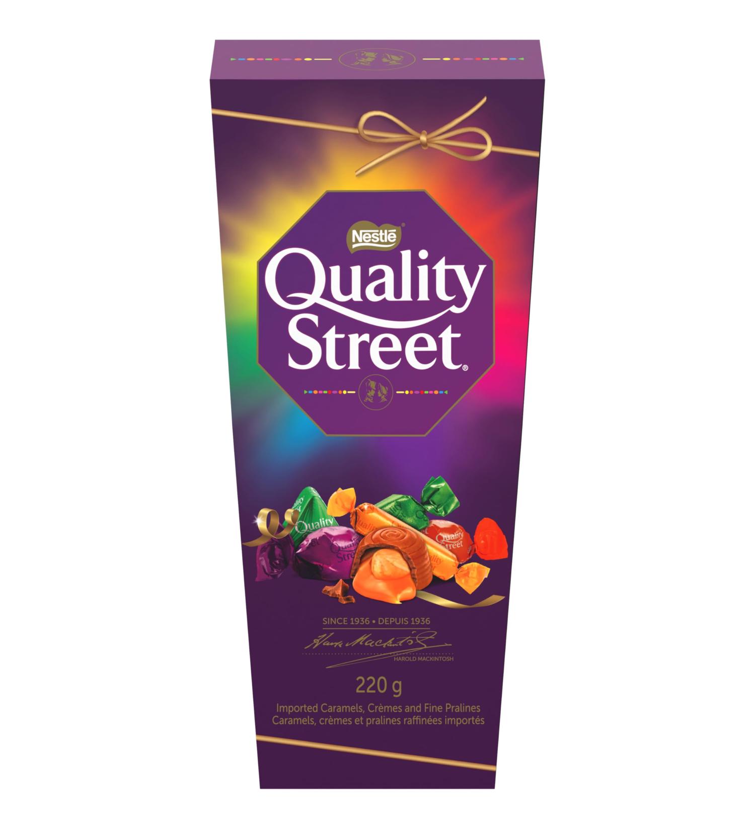 QUALITY STREET Assorted Candies And Sweets Imported Caramels Cr mes And Fine Pralines Individually Wrapped Imported Gift Box Great Holiday Gift 220 g - Buy Online on GoSupps.com