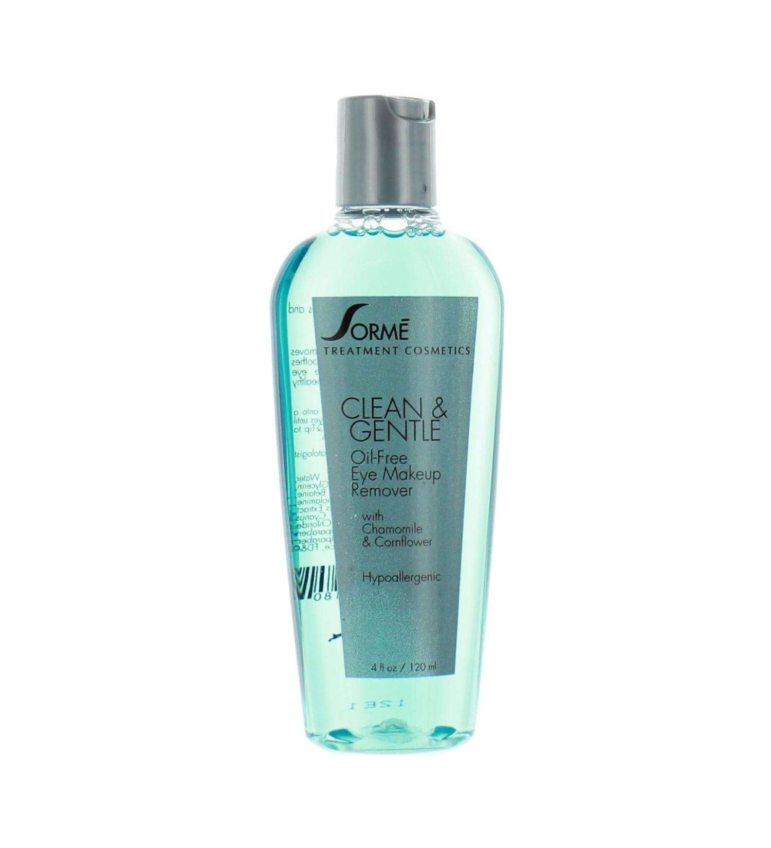Sorme' Treatment Cosmetics Clean and Gentle Oil Free Eye Makeup Remover 4 Fl Oz