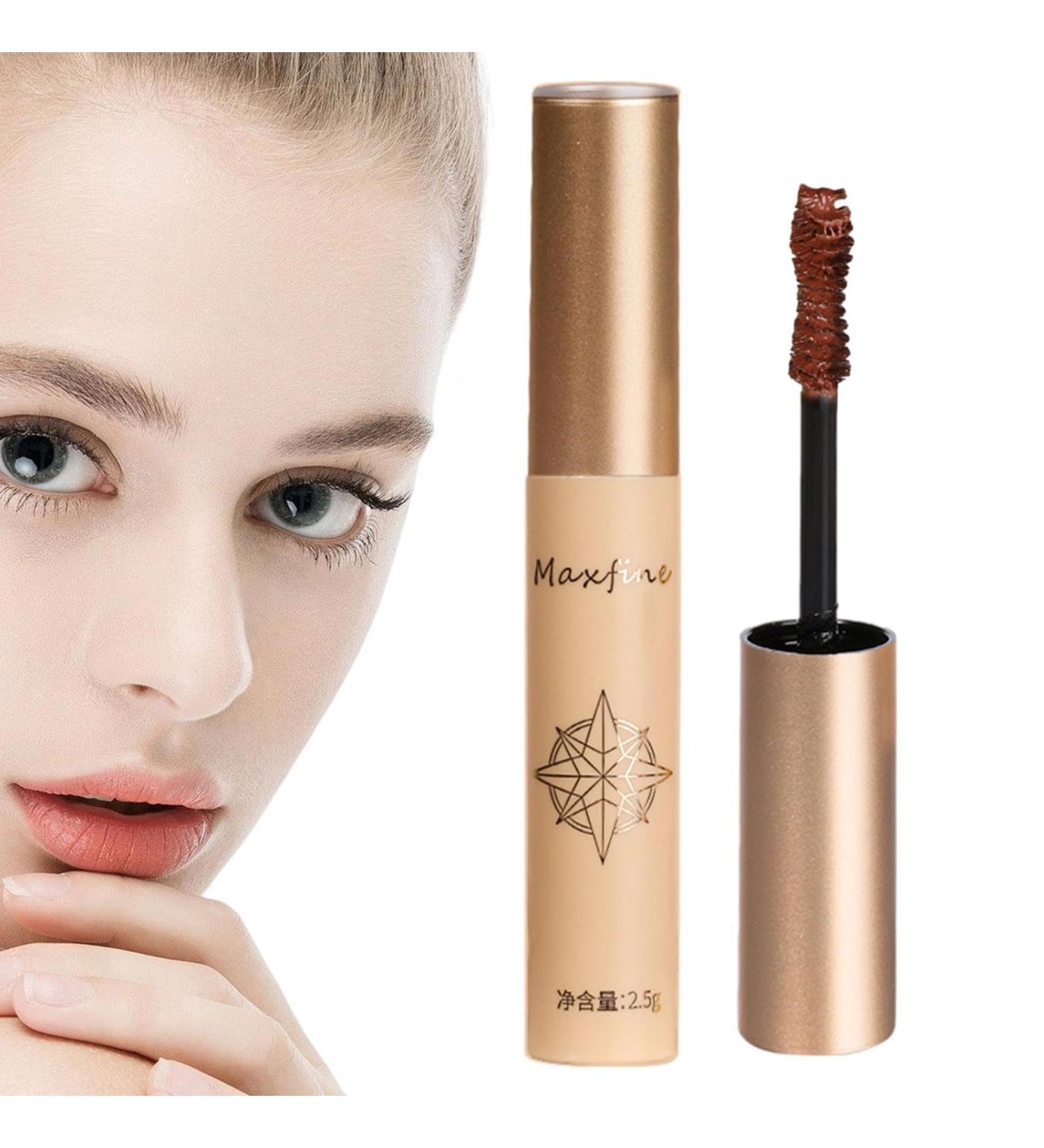 Mascara Waterproof | Lash Mascara Waterproof And Smudge Proof | Waterproof Lash Mascara Safe And Last All Day Make Up For Bigger Eyes Skoulazeo 02#brown - Buy Online on GoSupps.com