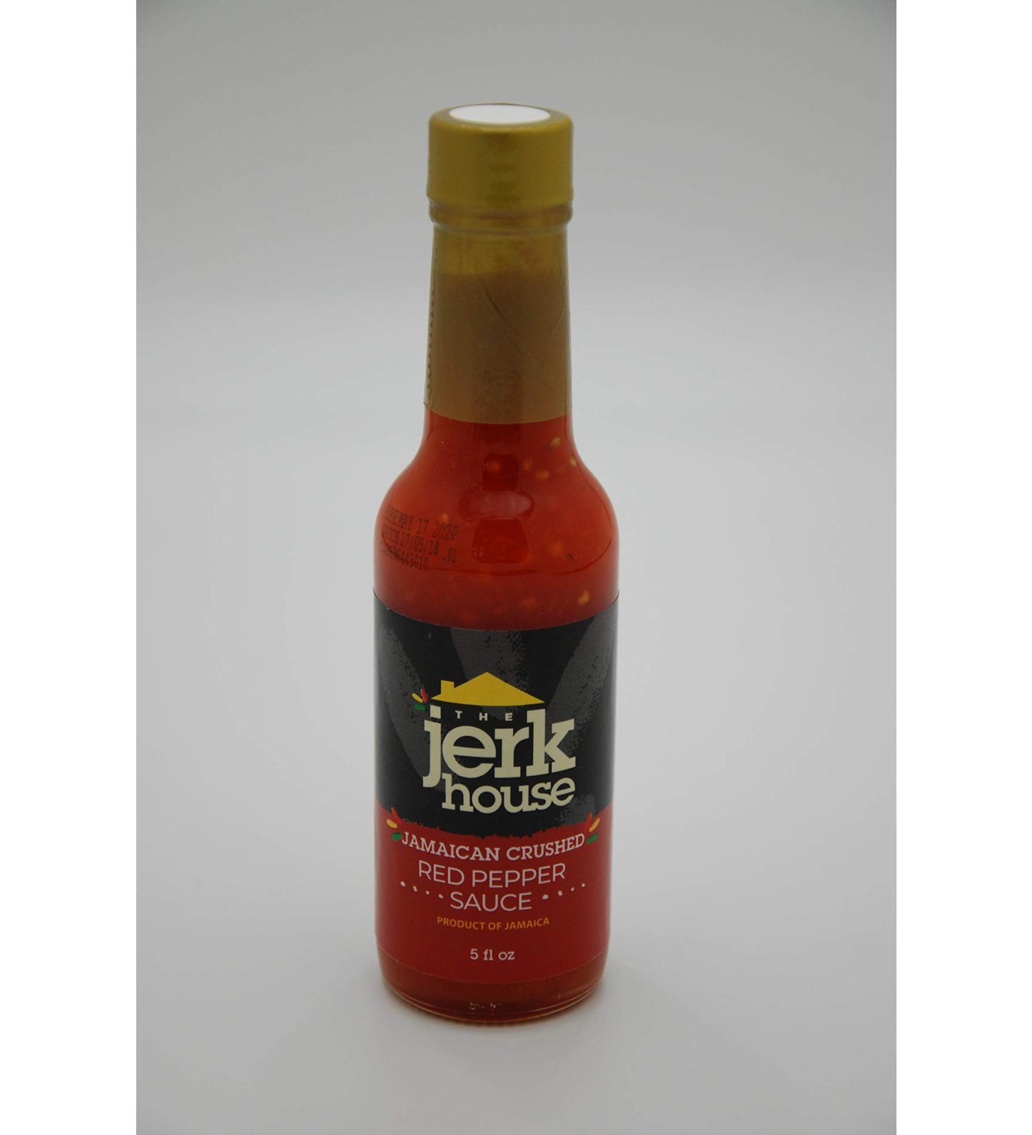 The Jerk House Authentic Jamaican Crushed Red Pepper Sauce 148ml - Buy Online on GoSupps.com