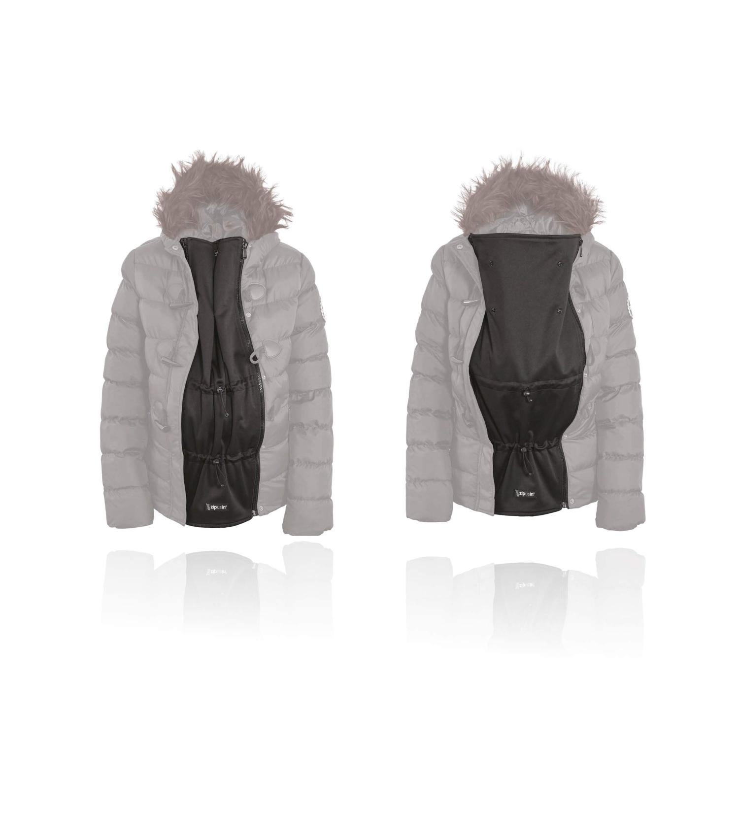 Zip Us In Maternity Jacket Expander Panel - Coat Extender for Pregnancy and Babywearing - Double Vislon Zipper Panel (65cm) - Buy Online on GoSupps.com