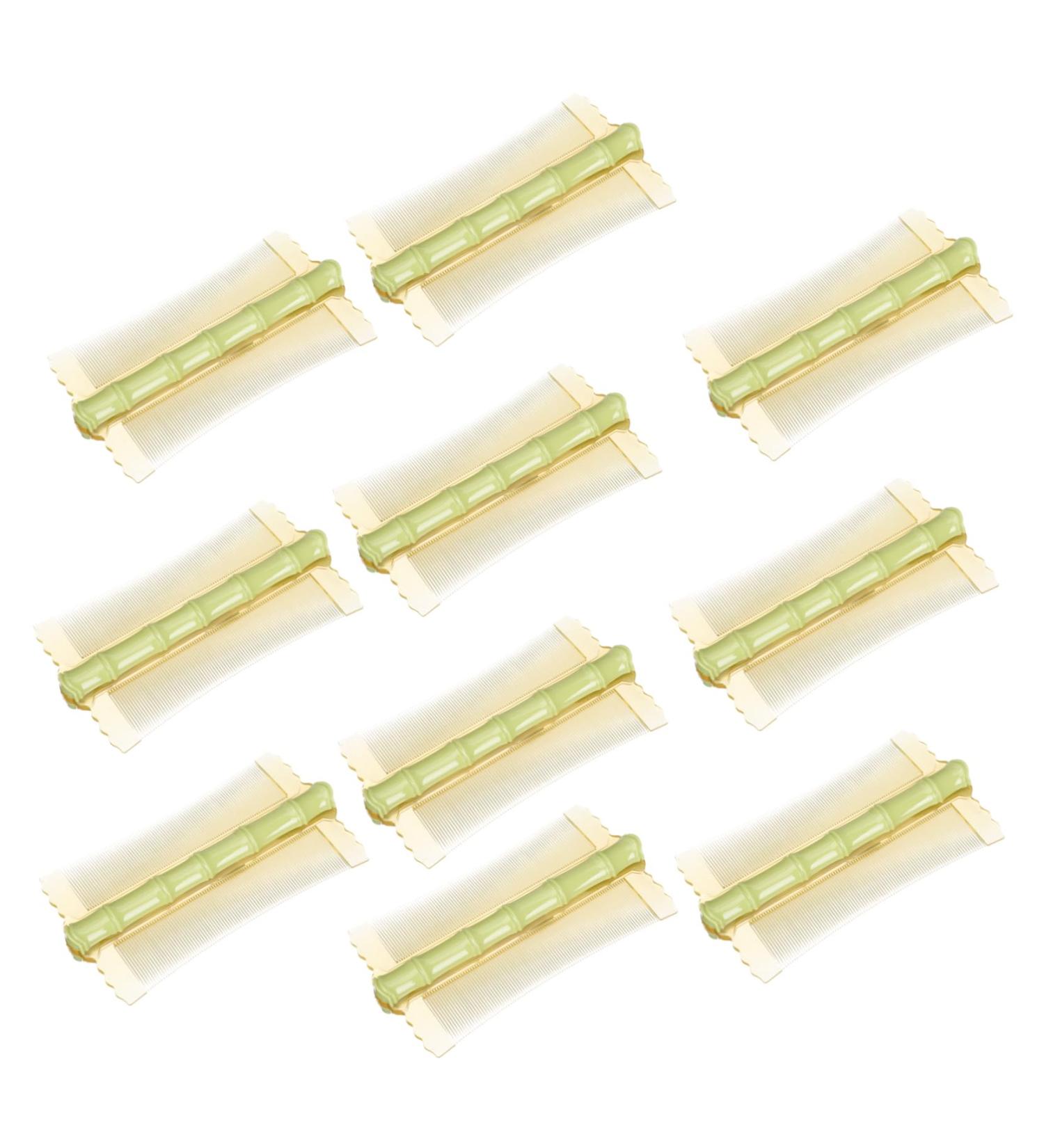 10pi ces Lot De Peignes Dents Fines Peignes De Coiffure Plastique Double Face Pour D m ler Cheveux - Buy Online on GoSupps.com