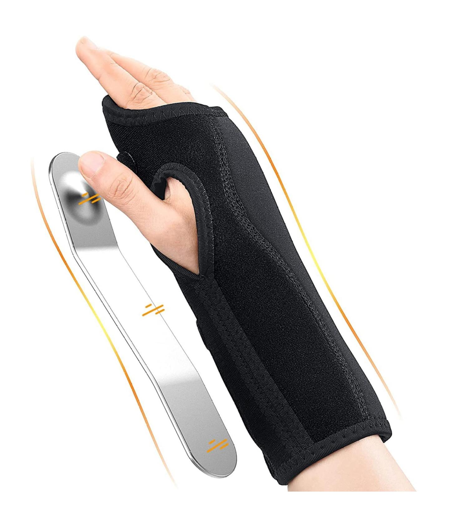 Wrist Splint for Right & Left Hand - Breathable Support Brace for Adults | Comfortable Resting Hand Splint - Buy Online on GoSupps.com