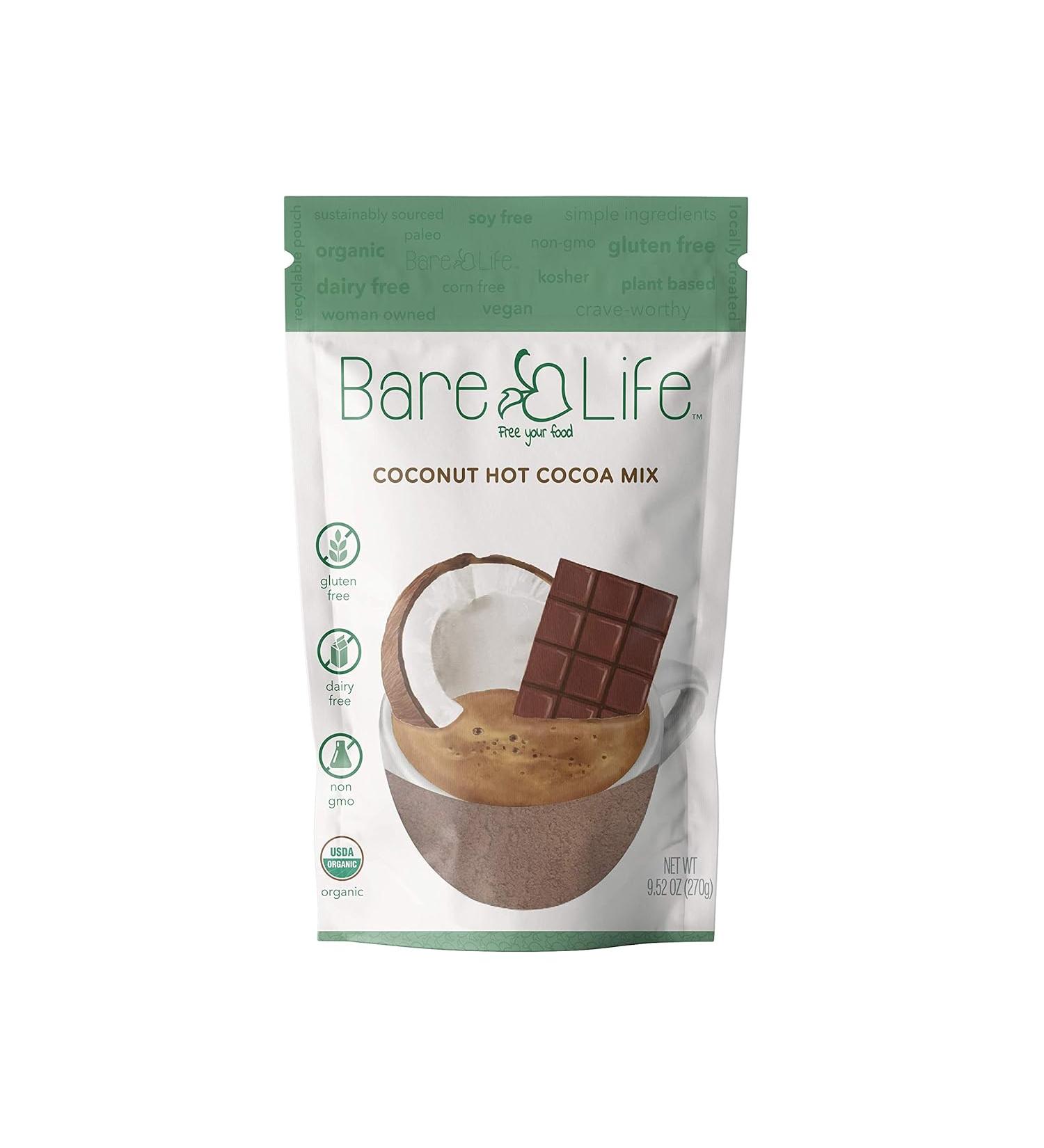 Bare Life Coconut Hot Cocoa Mix - 9.52 Oz. - Buy Online on GoSupps.com