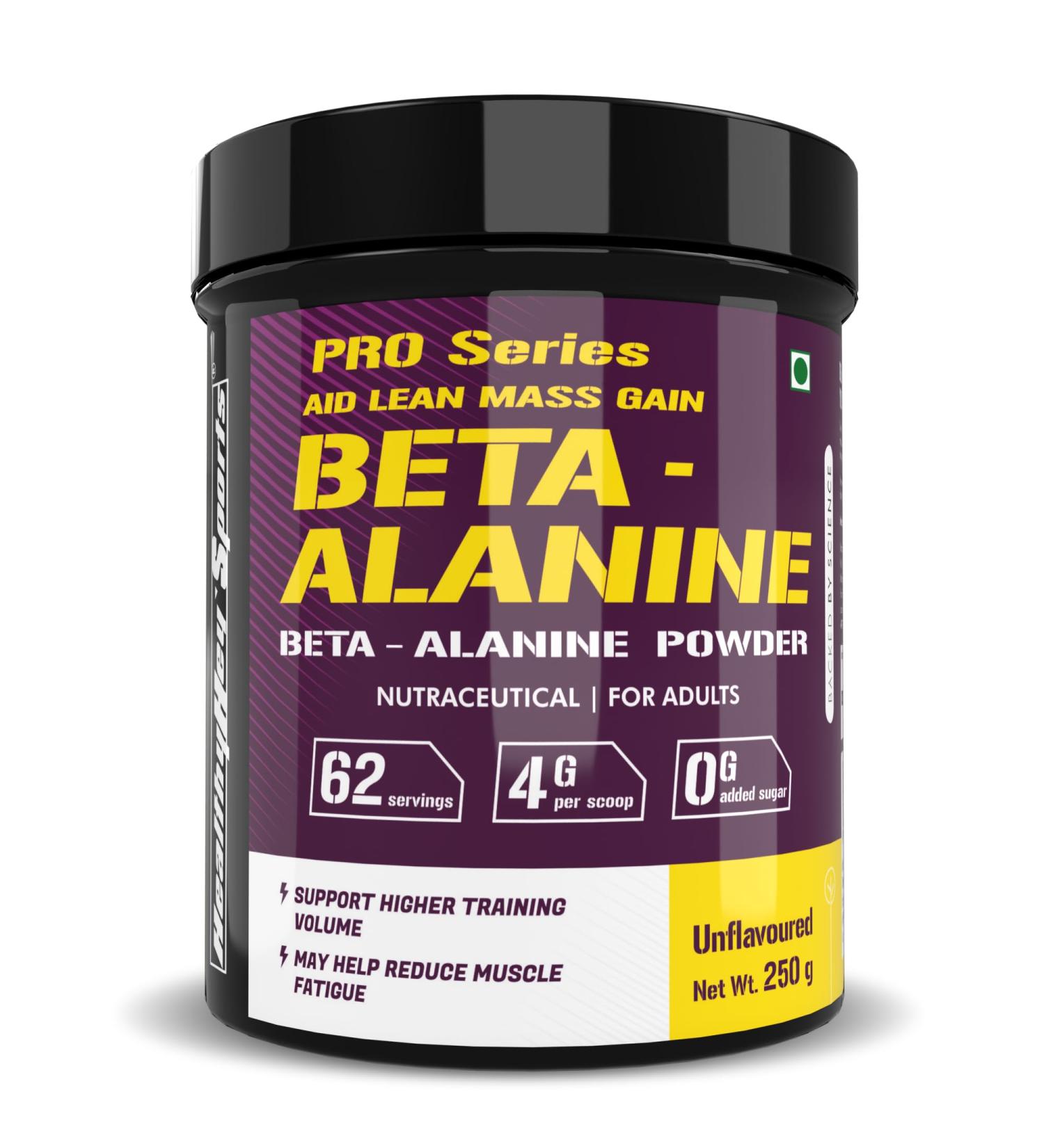 Beta-Alanine Powder for Enhanced Endurance - 250g | Premium Fitness Supplement | Fast International Shipping - Buy Online on GoSupps.com