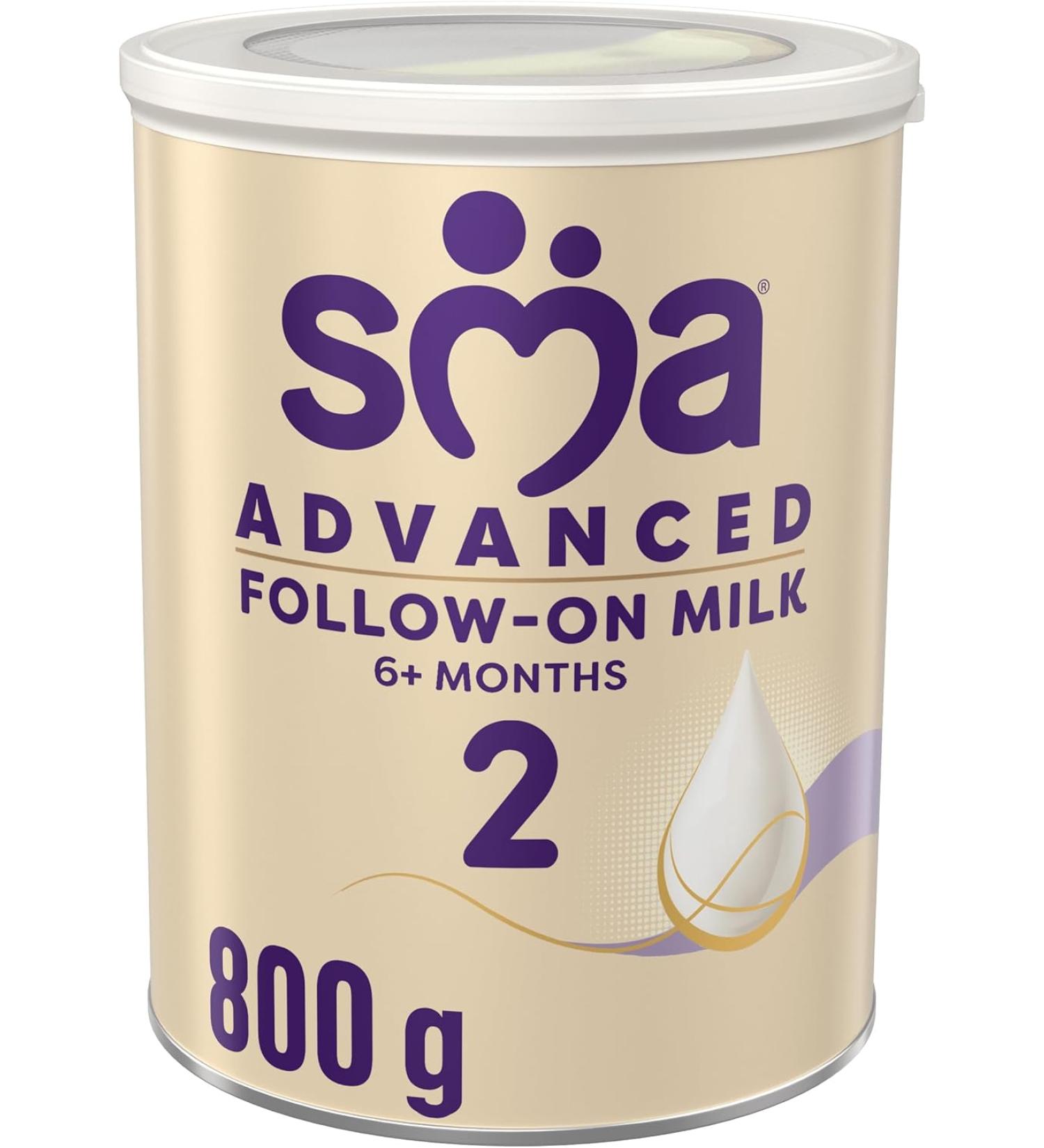 SMA ADVANCED Follow-on Baby Milk Powder Formula 6+ months  - 800g (Pack of 1) - Buy Online on GoSupps.com