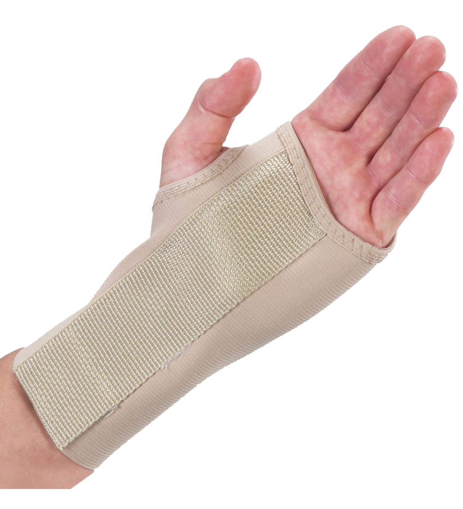 7 Inch Right Wrist Splint Beige X-Large