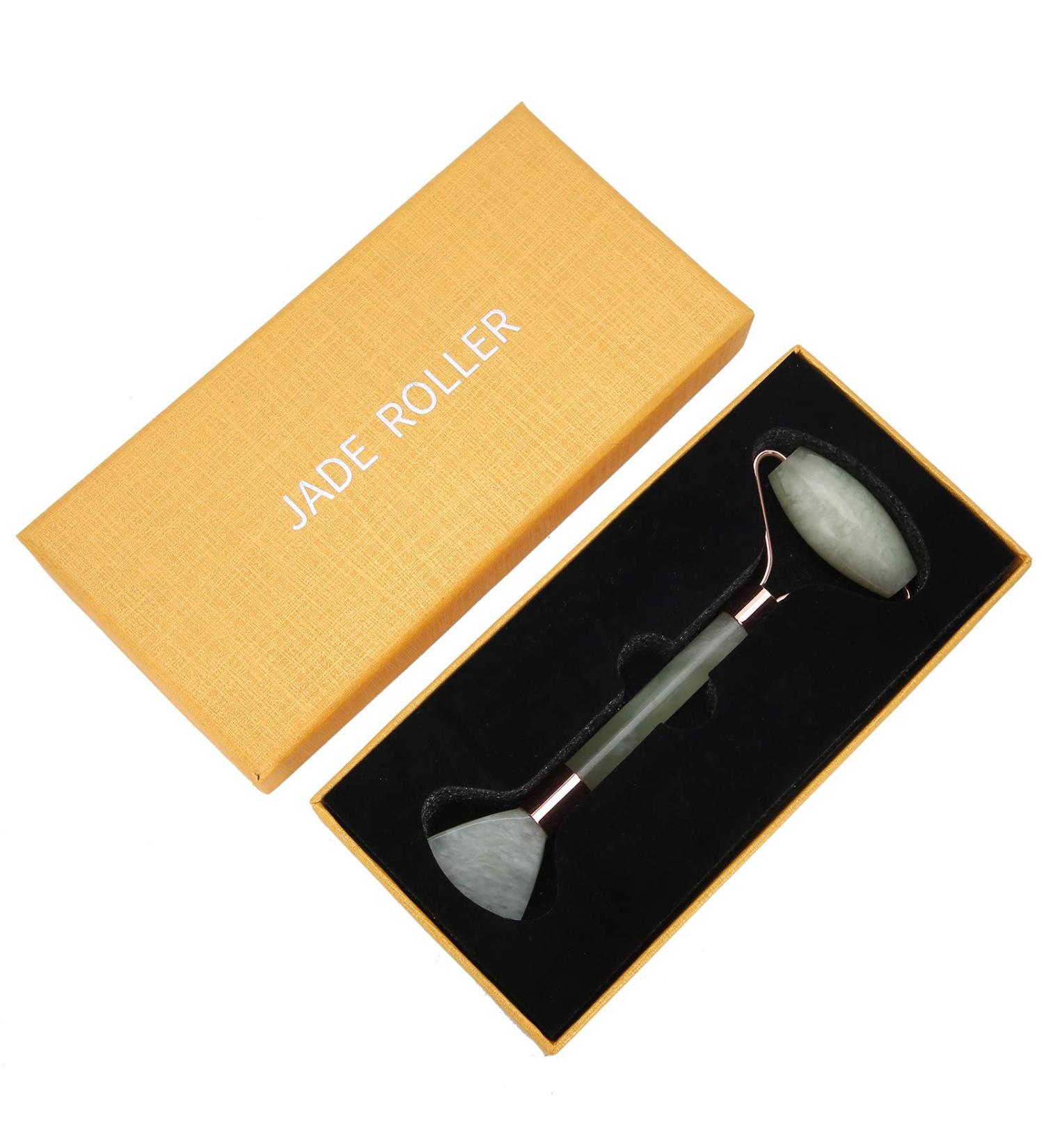 Buy Verdant Touch Dual Head Facial Roller Massager | Skin-Friendly Guasha for Glowing Skin - International Shipping - Buy Online on GoSupps.com