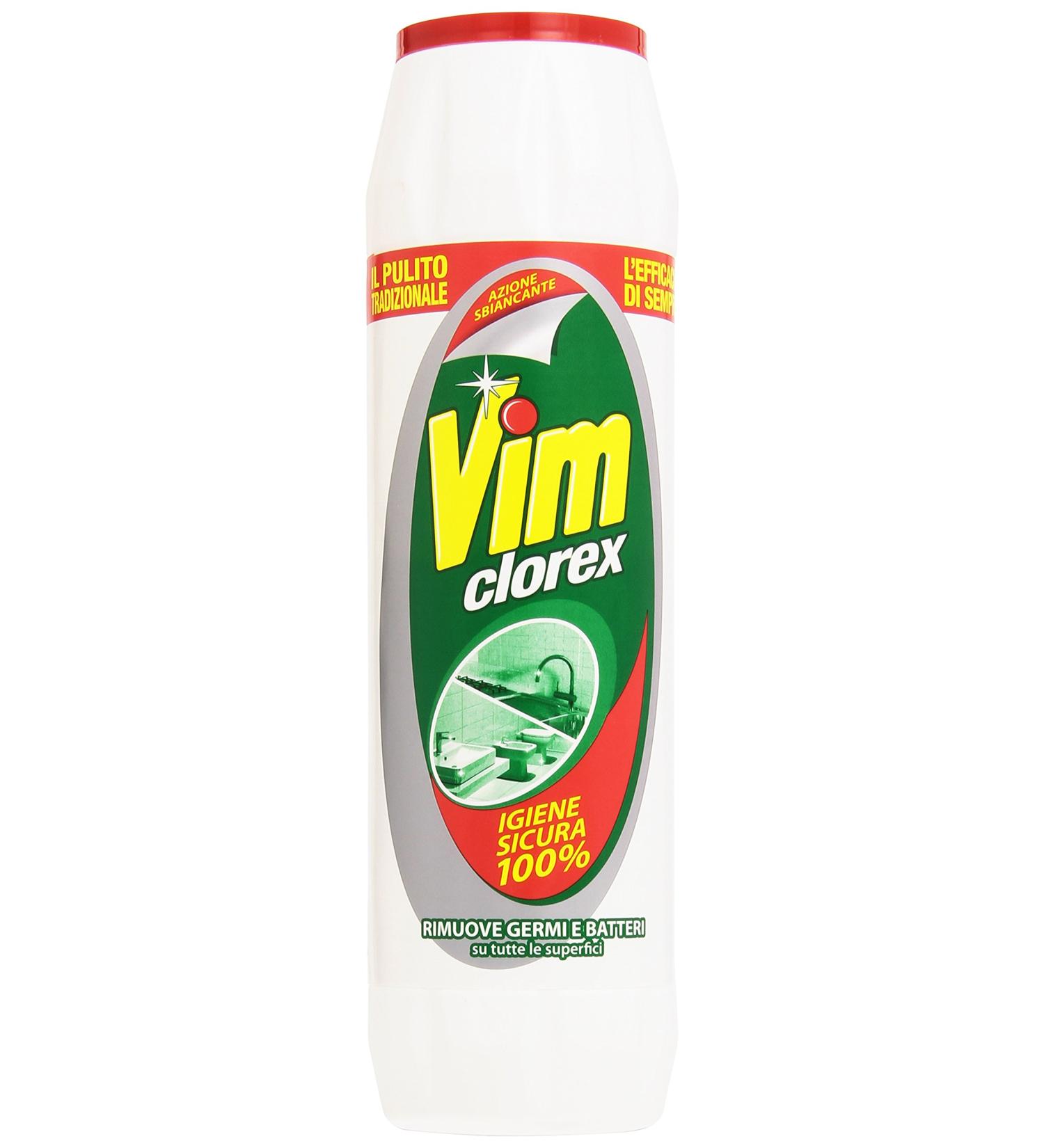 Vim Clorex Hard Surface Detergent 100% Safe Hygiene 12 x 750g - Buy Online on GoSupps.com