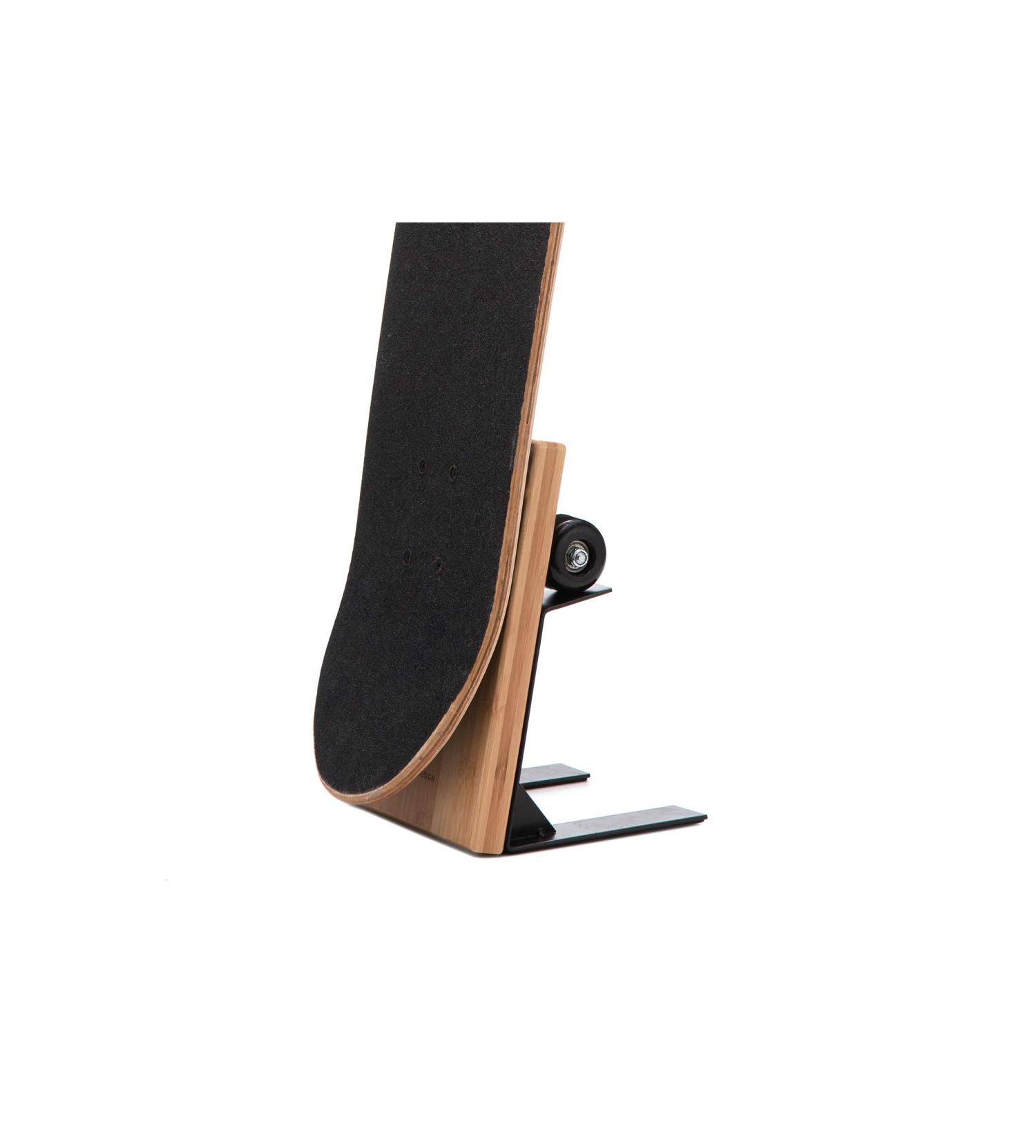 JACKCUBE DESIGN Skateboard Storage Holder - Display & Parking Stand for Skateboards | Portable & Stylish Wood Design - Buy Online on GoSupps.com