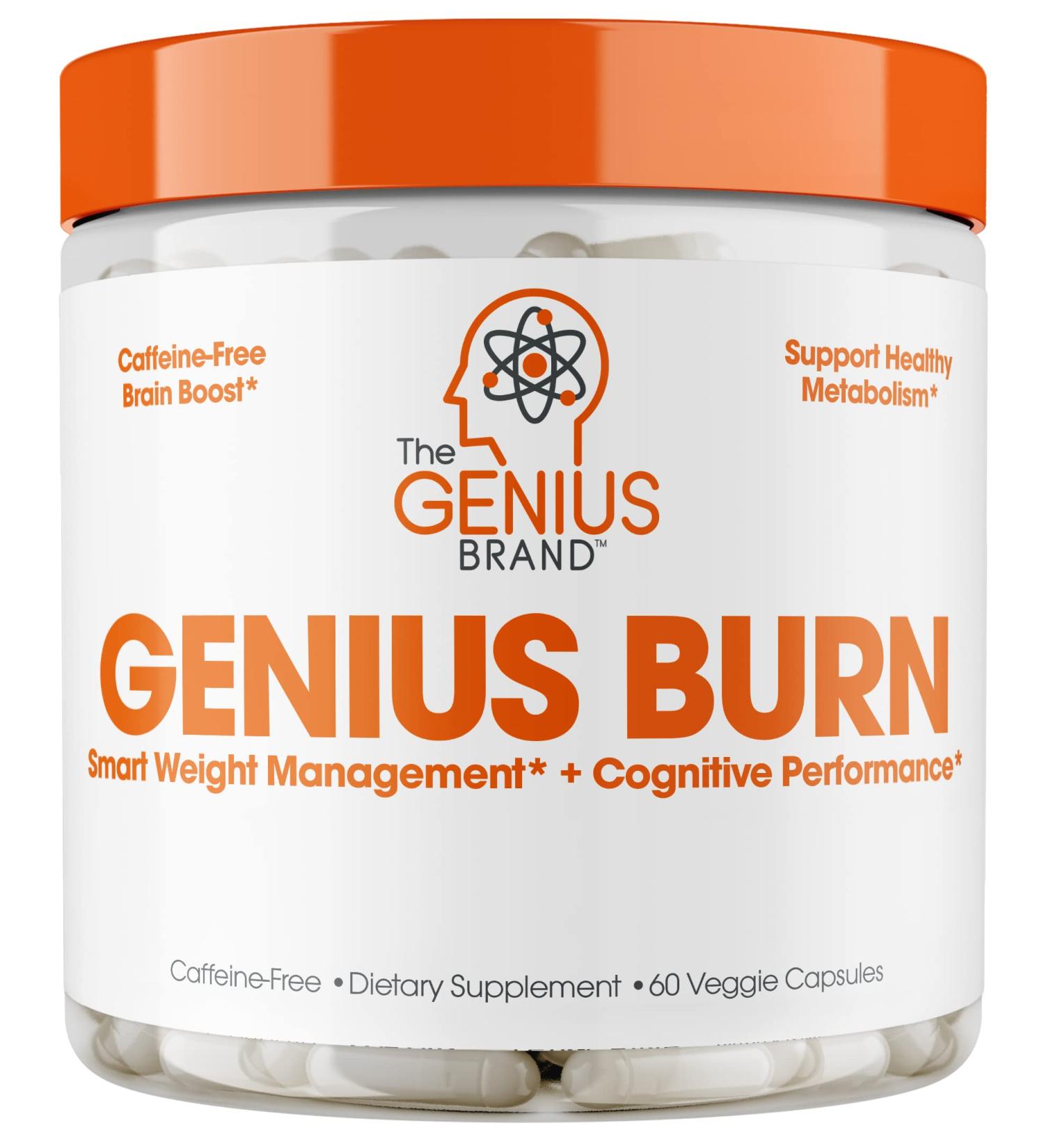 Genius Fat Burner - 60 Capsules for Men & Women | Optimize Weight Loss & Boost Energy - Buy Online on GoSupps.com