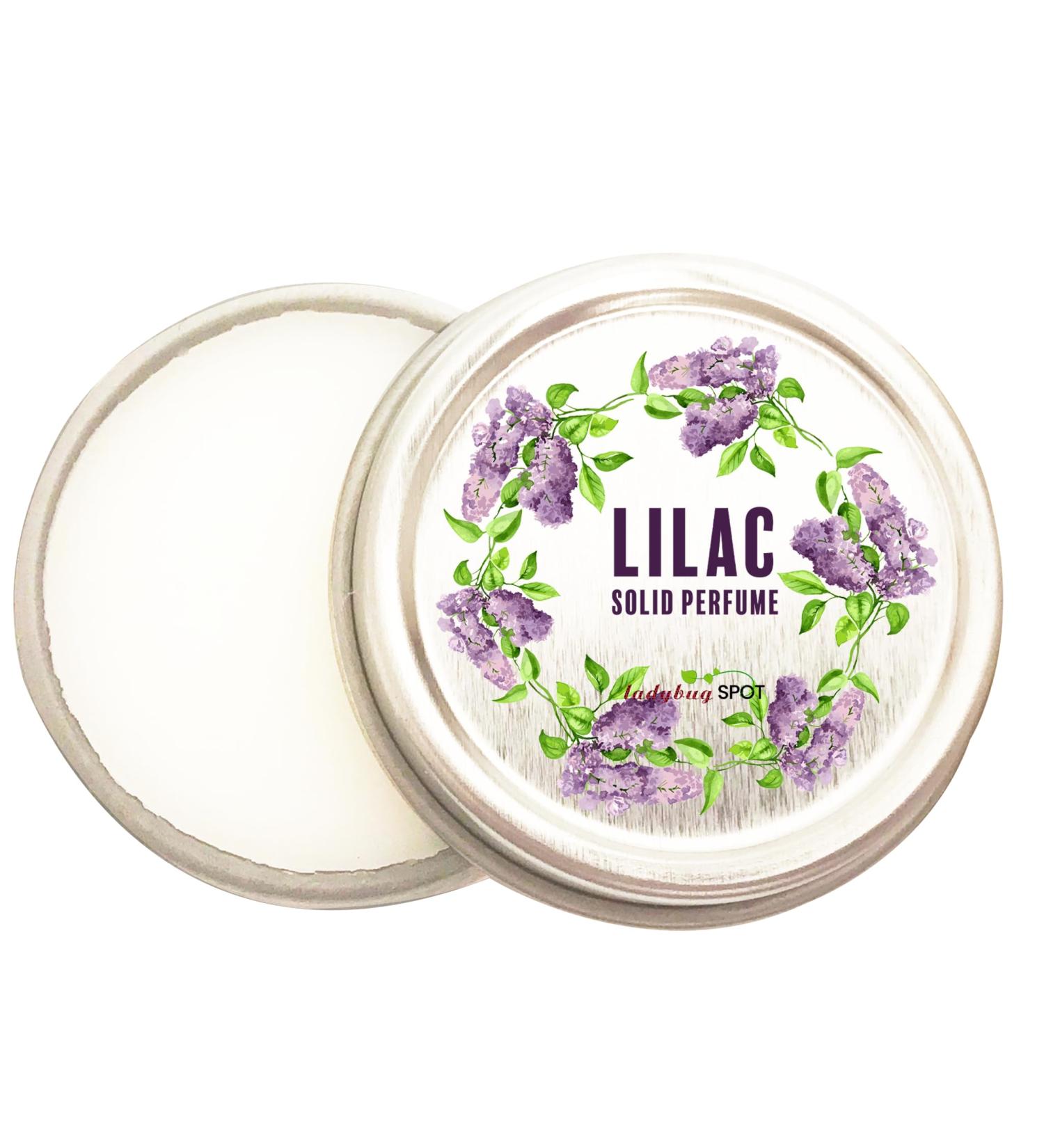 Floral Solid Perfume | All Natural Phthalate-Free Fragrance | Long-Lasting Highly Scented Layerable Balm | Portable 1/4 oz Tin | Travel-Friendly (Lilac) - Buy Online on GoSupps.com