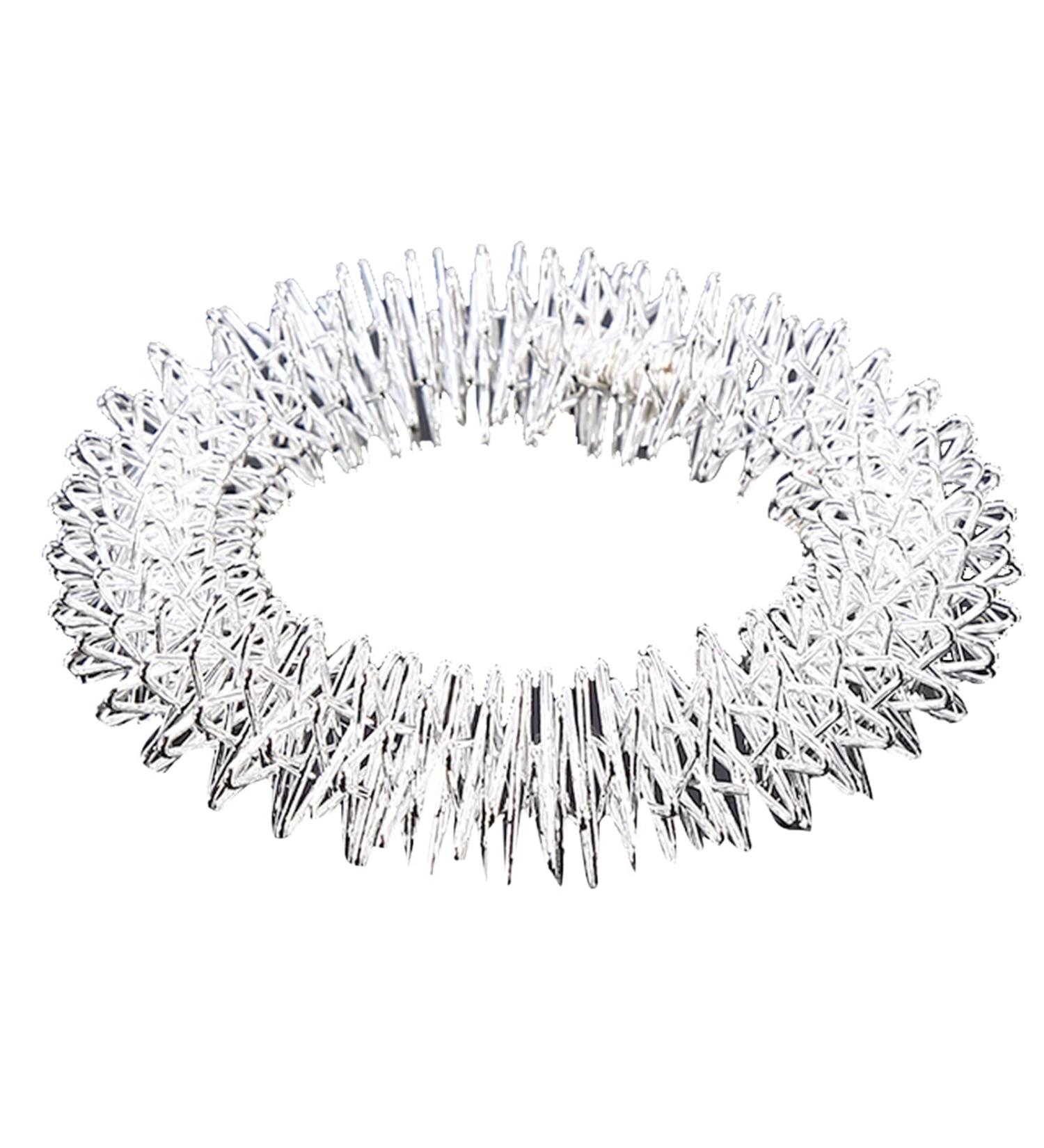 RG Acupuncture Wrist Massager Bracelet | Stainless Steel Hand Ring for Ultimate Relaxation | International Shipping Available - Buy Online on GoSupps.com