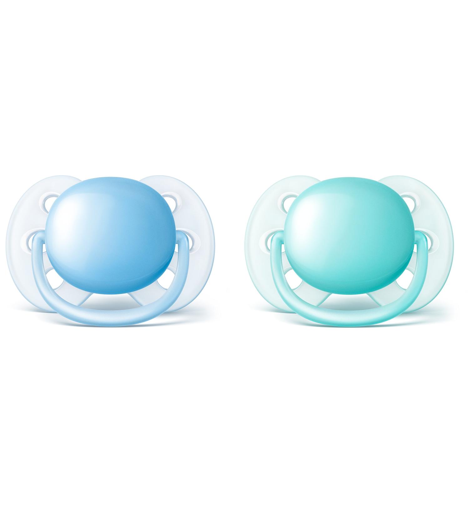 Philips Avent Ultra Soft Pacifier for Boys 0-6 Months | Comfort & Safety | International Shipping Available - Buy Online on GoSupps.com