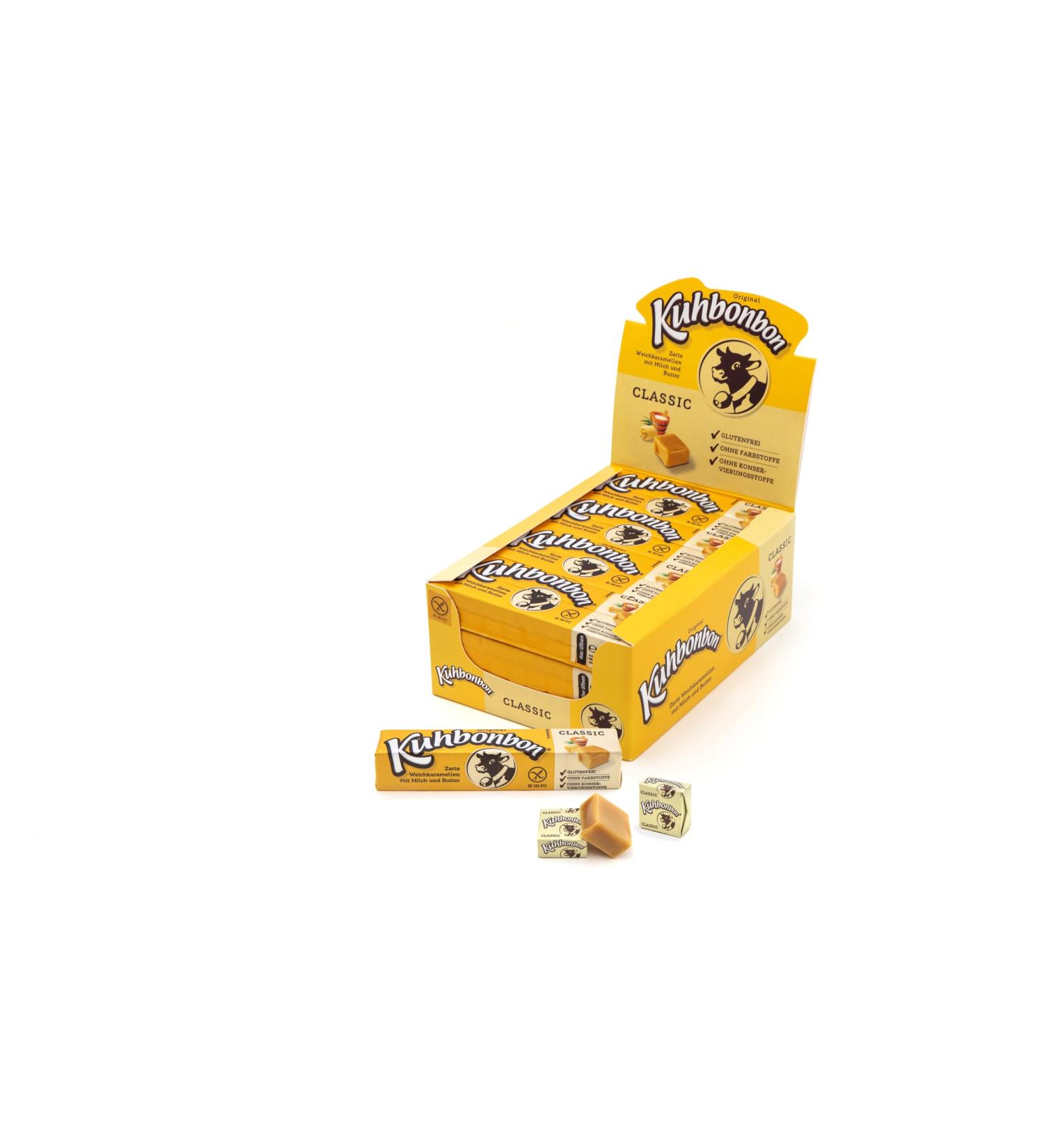 Kuhbonbon Caramel Classic 24 Sticks with Milk/Butter 1.7 kg