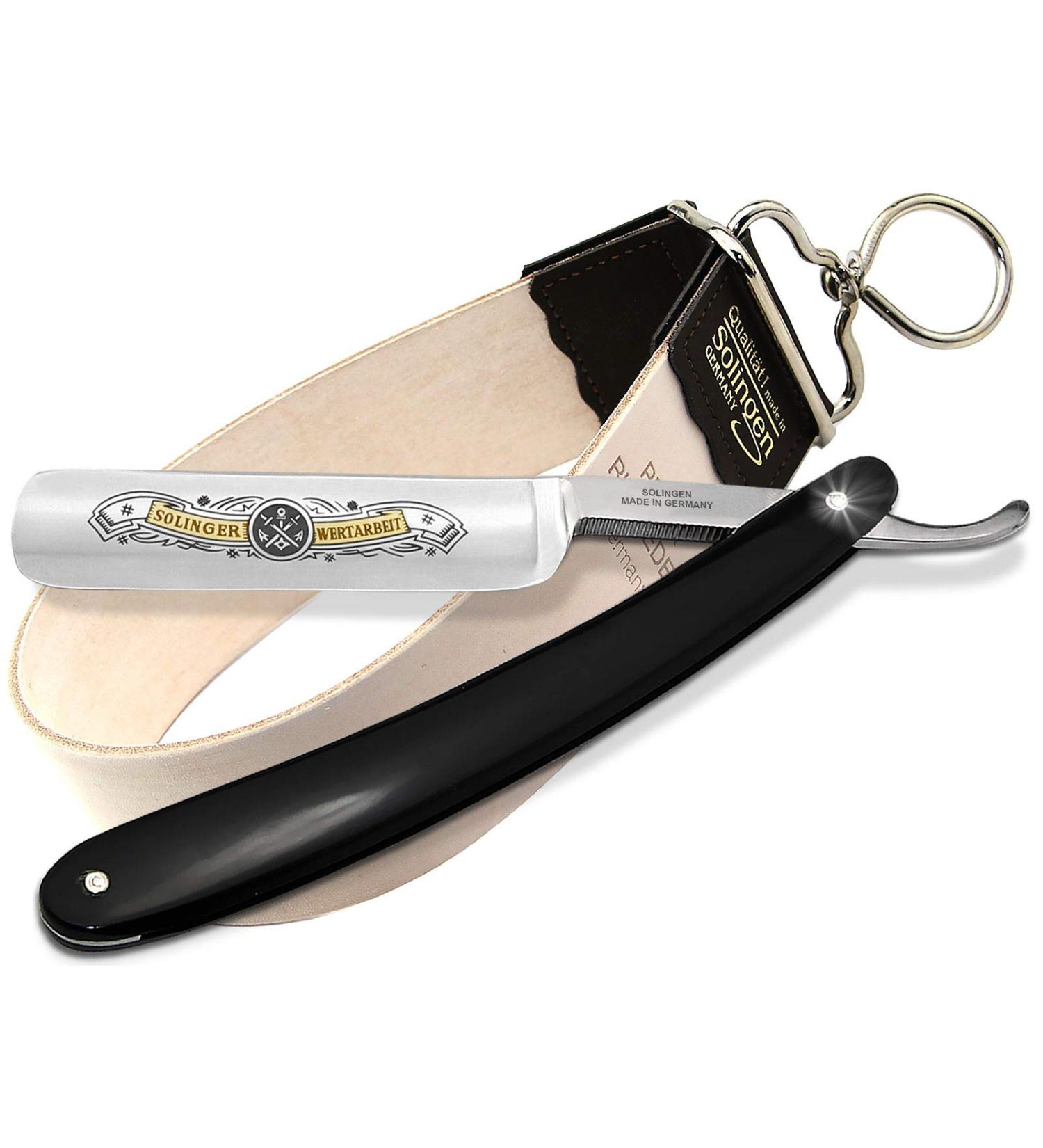 Premium Solingen Razor Set - German-Made Razor & Strop for an Ultimate Wet Shave Experience - Buy Online on GoSupps.com