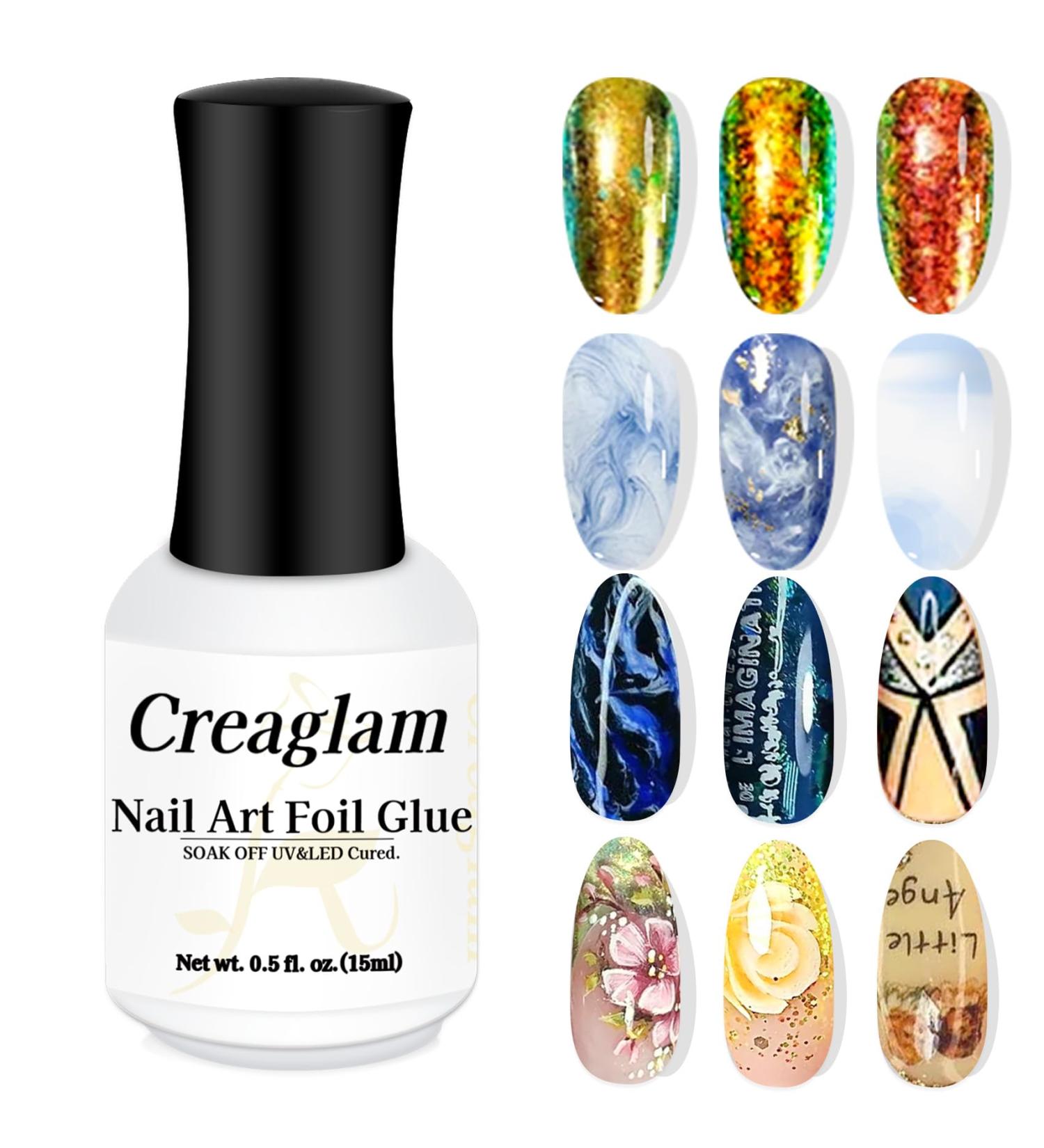 Nail Foil Glue Gel 15ML - Perfect for Nail Art & Foil Stickers - Soak Off Transfer Gel for DIY Manicure with LED Lamp - 1-Pc - Buy Online on GoSupps.com