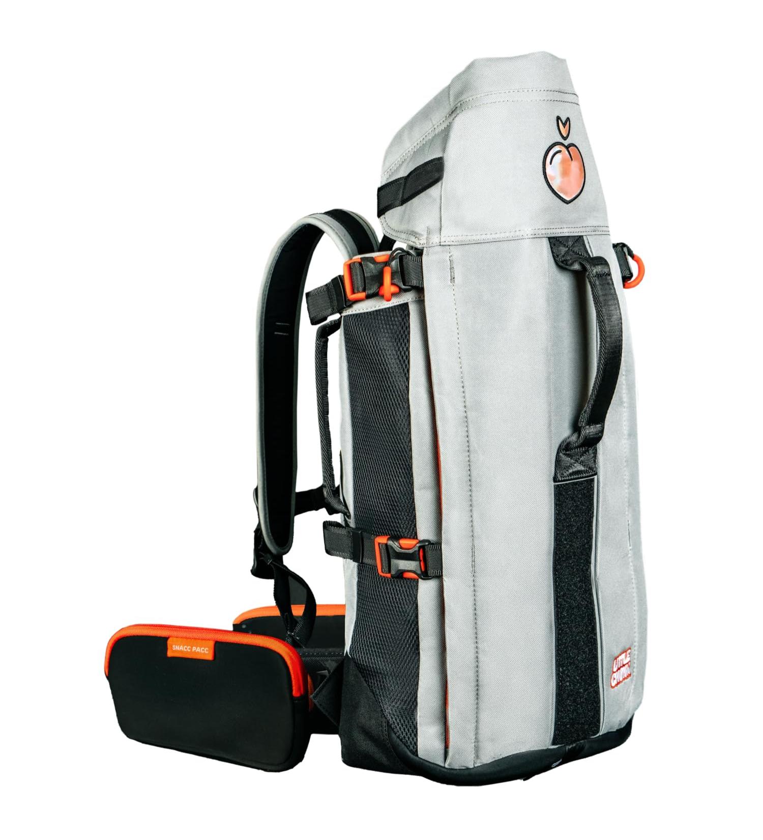 Little Chonk Maxine One Dog Backpack - Comfortable & Safe with Snacc Pacc Hip Belt - Chonkcrete Gray | International Shipping - Buy Online on GoSupps.com